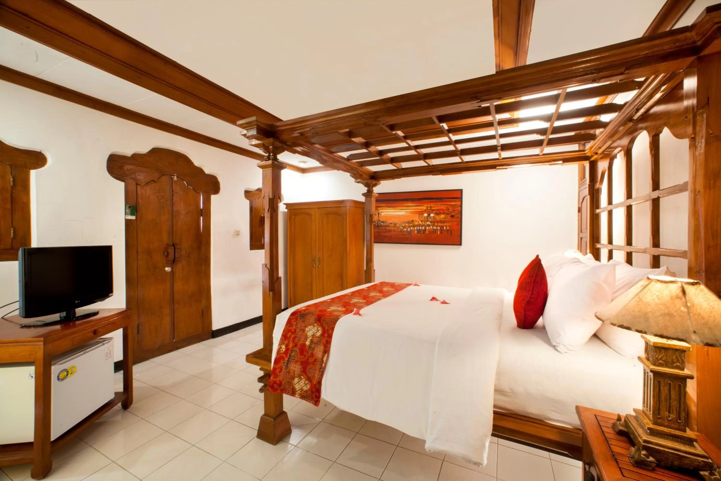 Bedroom, Bed in Bali Taman Beach Resort & Spa Lovina