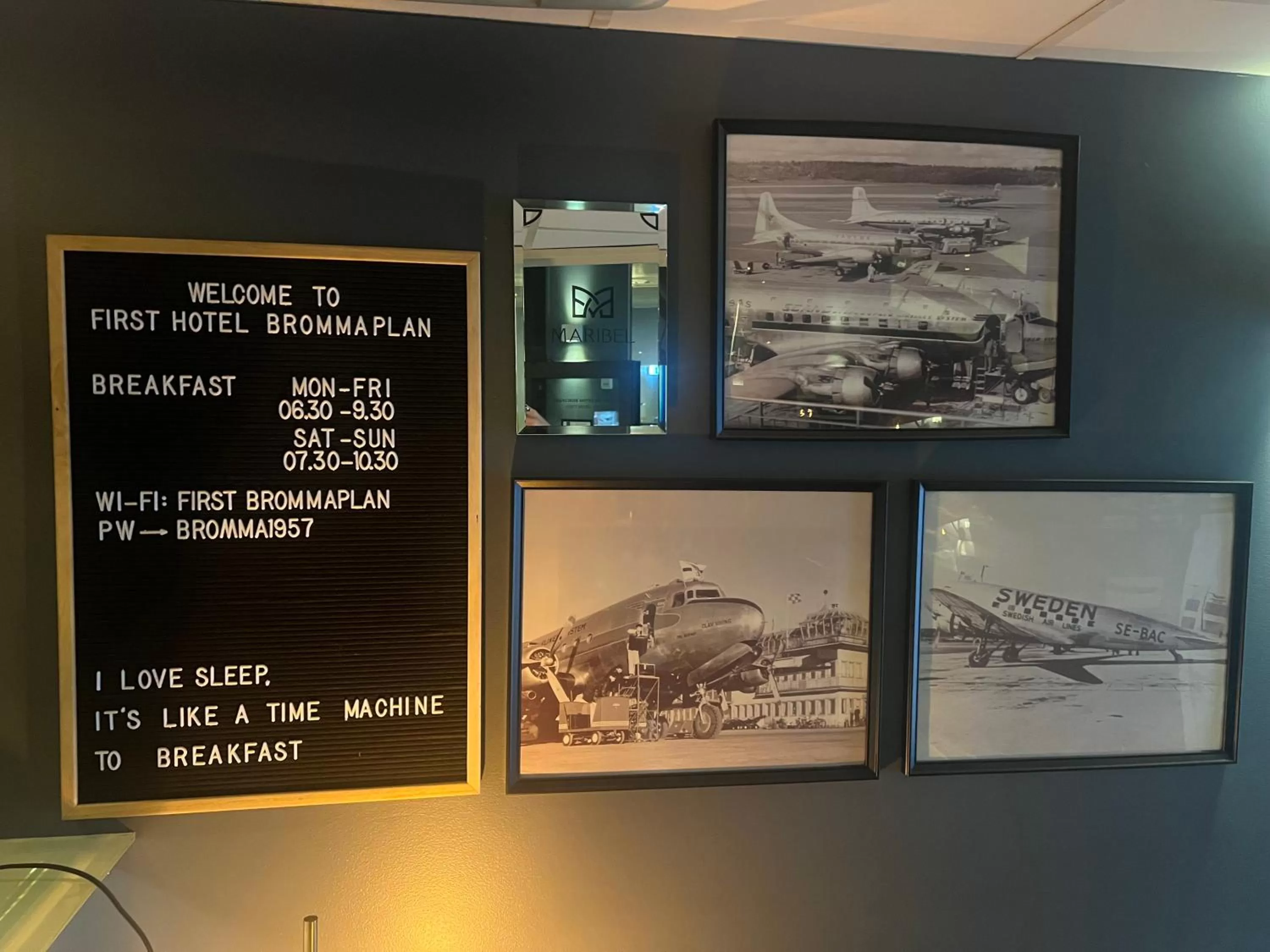 Breakfast in First Hotel Brommaplan