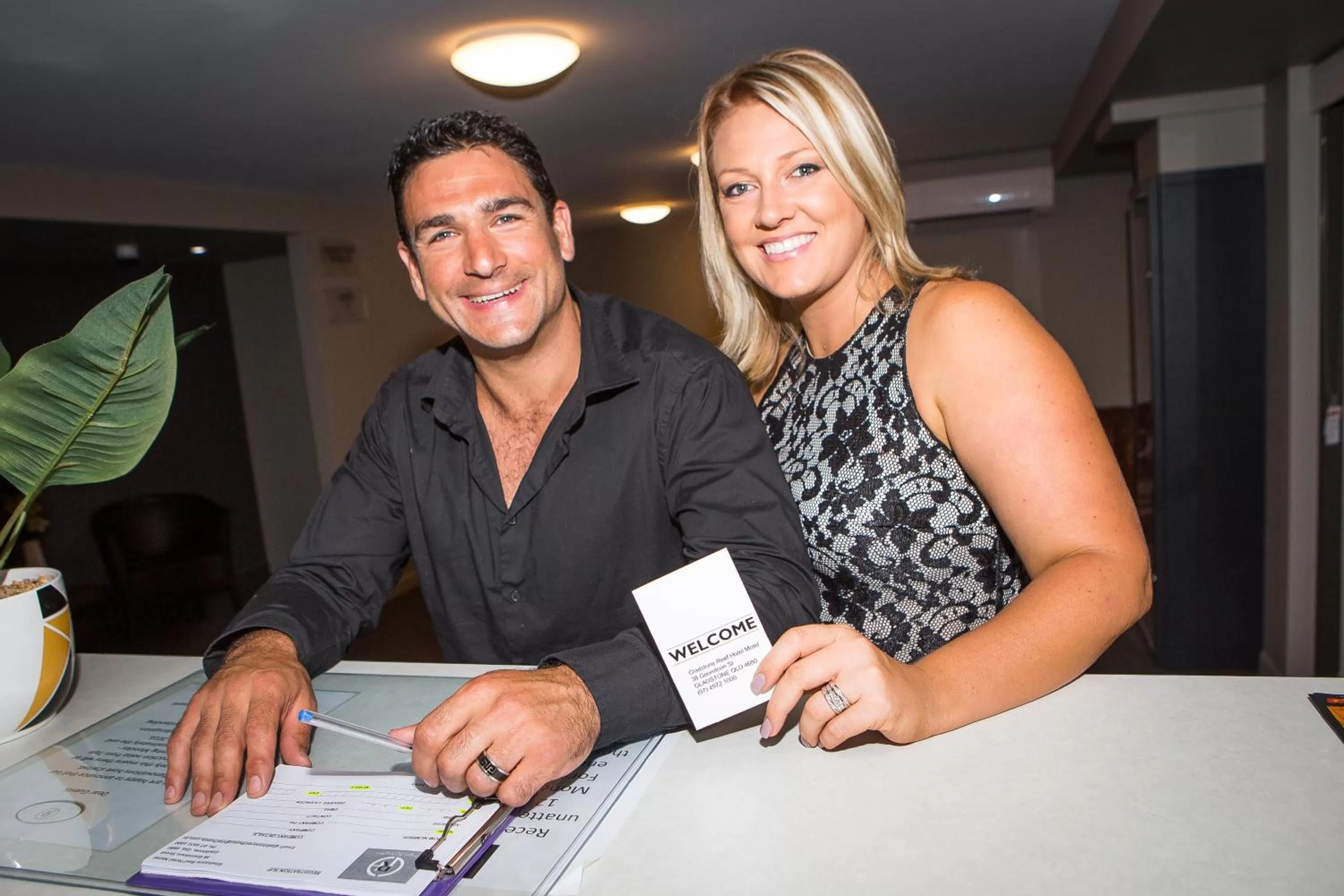 Lobby or reception in Gladstone Reef Hotel Motel