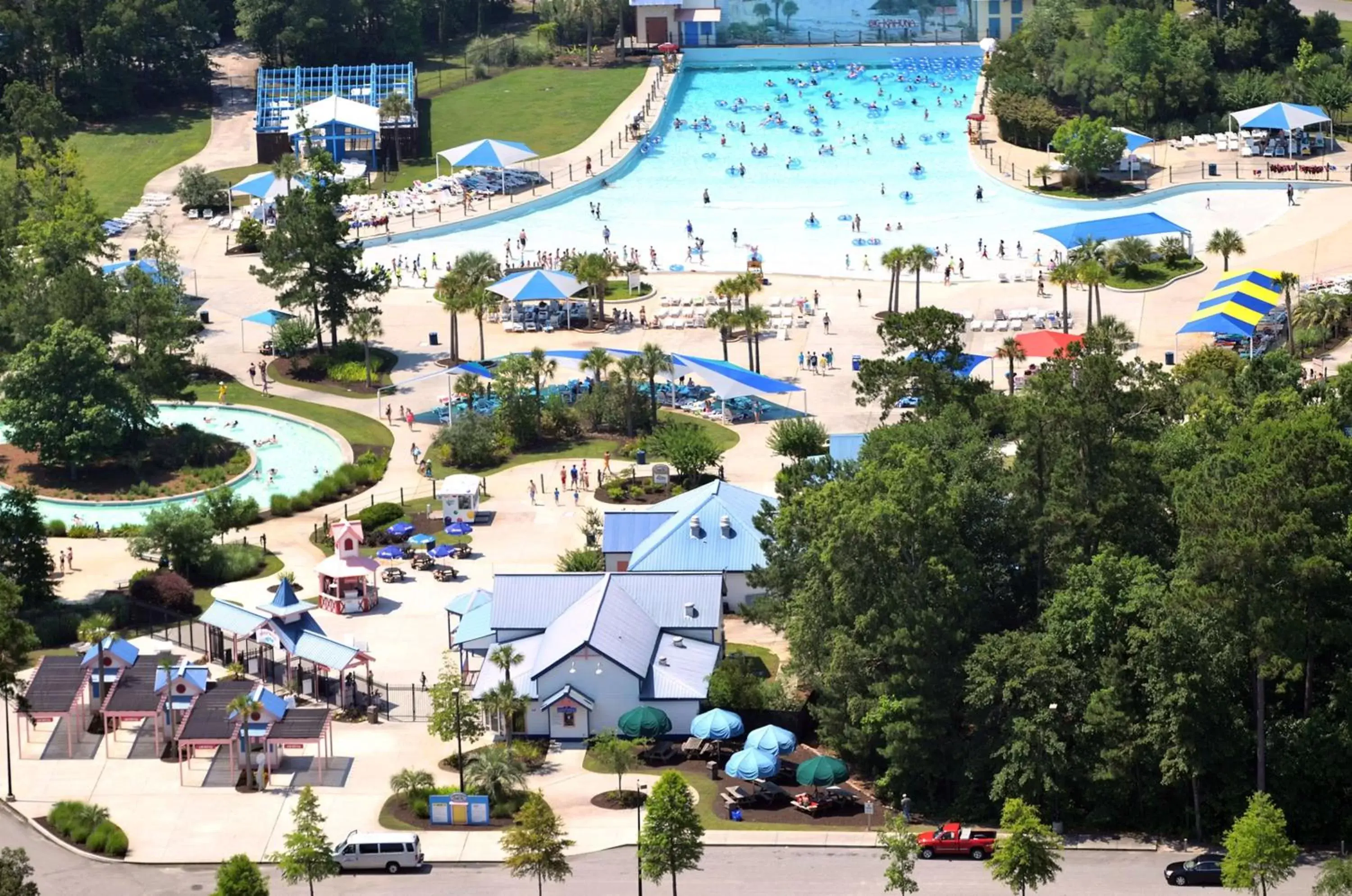 Area and facilities, Bird's-eye View in Holiday Inn Express Hotel & Suites Charleston - North, an IHG Hotel