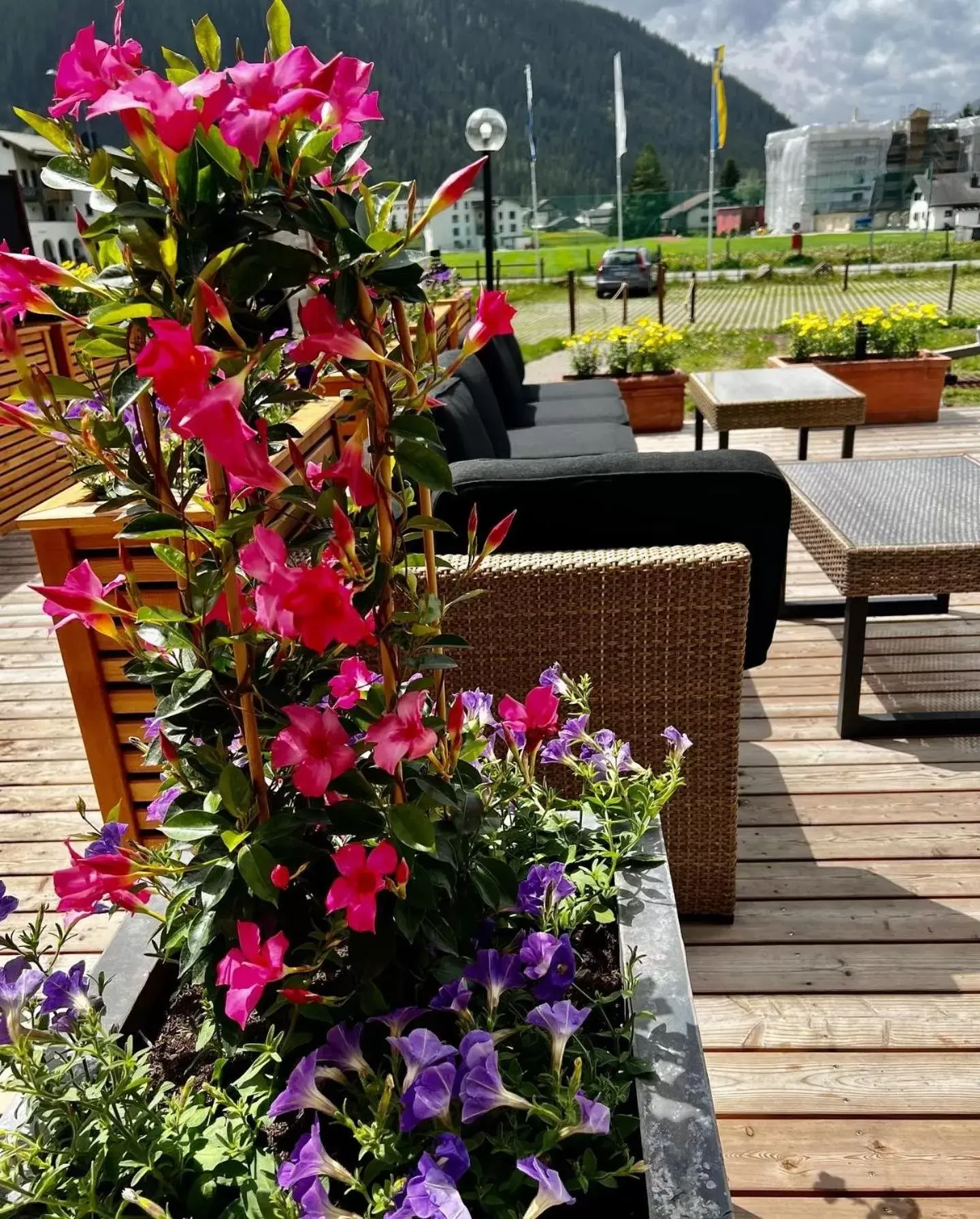 Garden in Hotel Bünda Davos