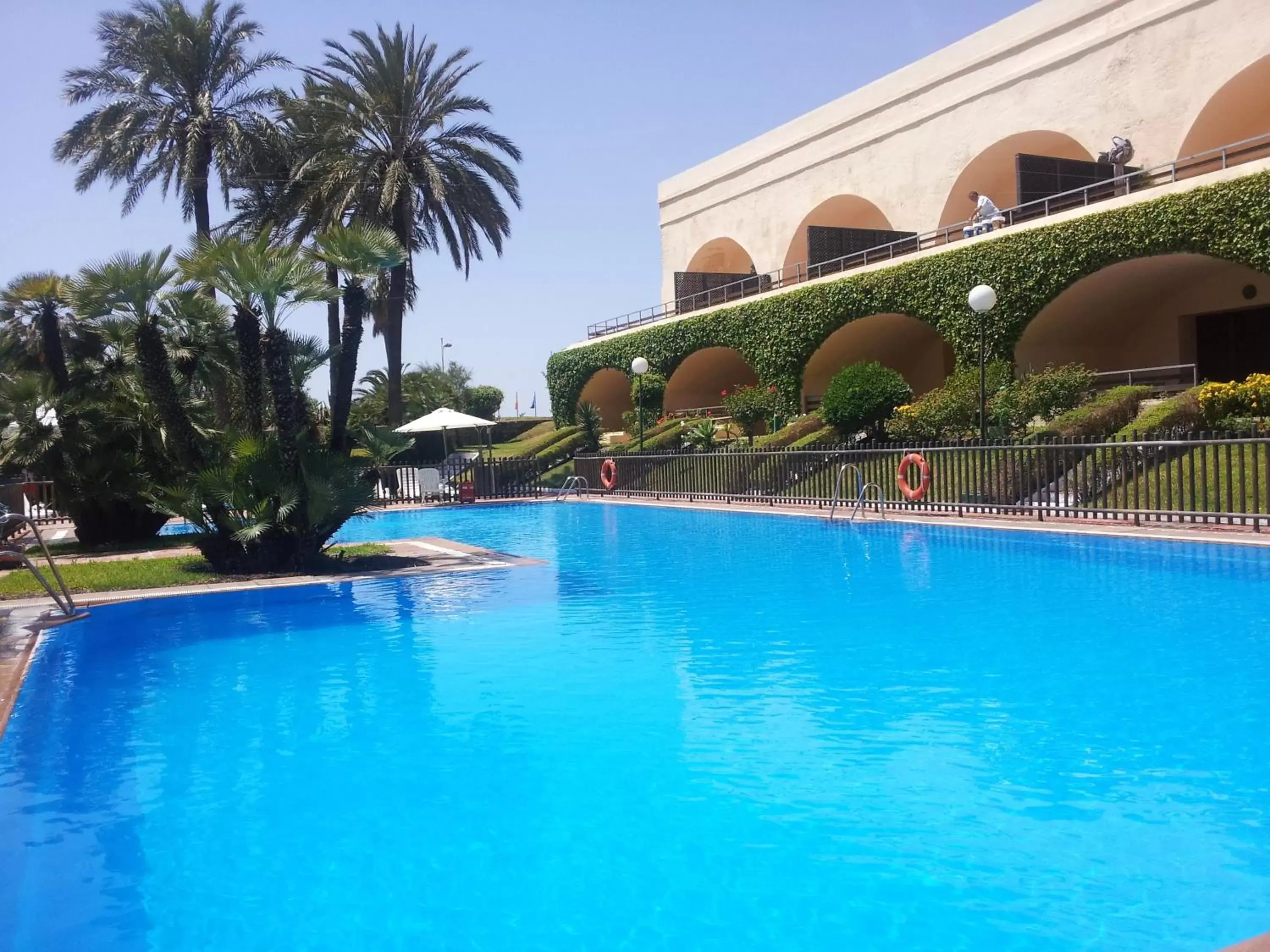 Decorative detail, Swimming Pool in Parador de Ceuta
