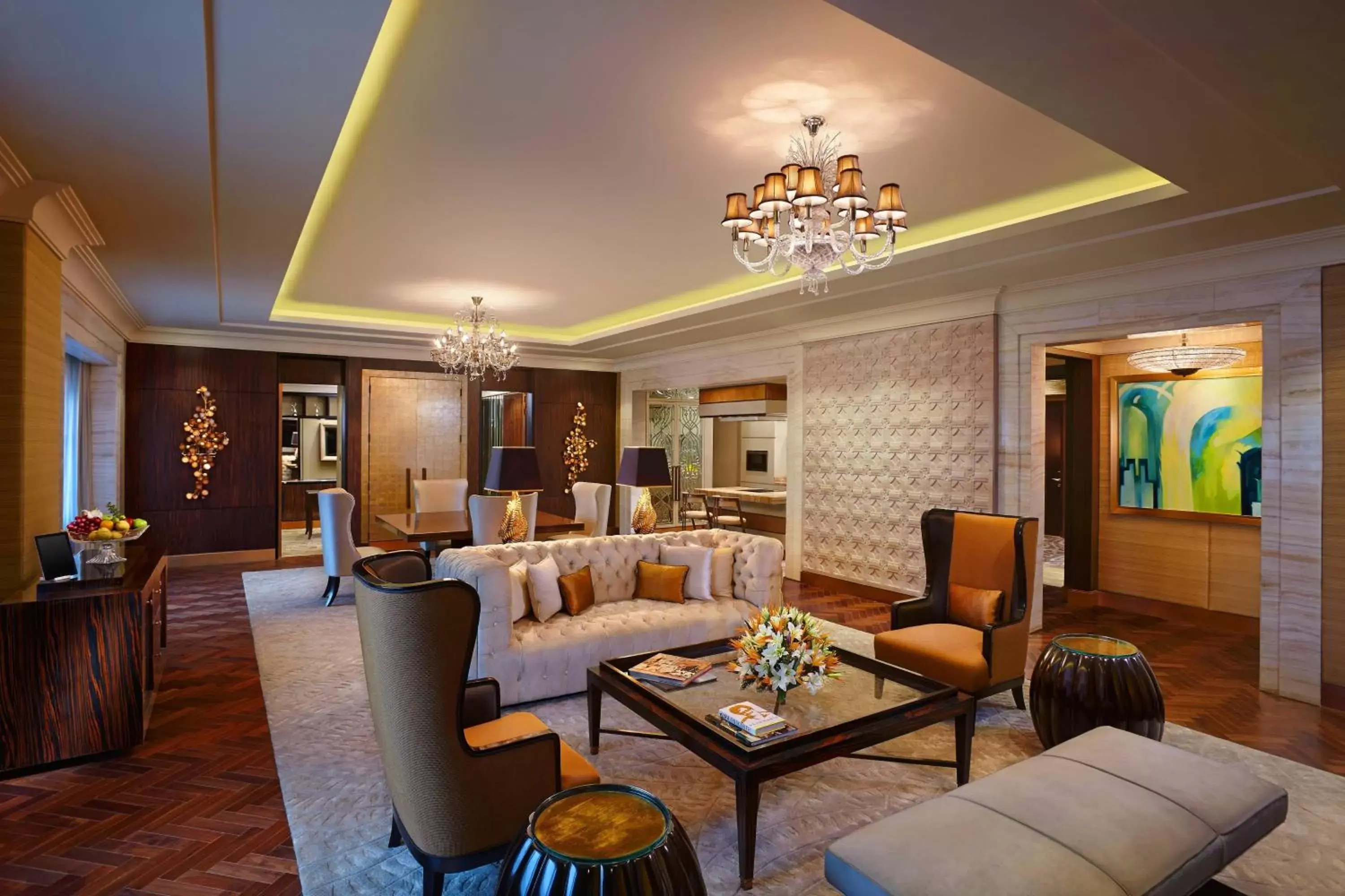 Living room, Seating Area in ITC Grand Chola, a Luxury Collection Hotel, Chennai