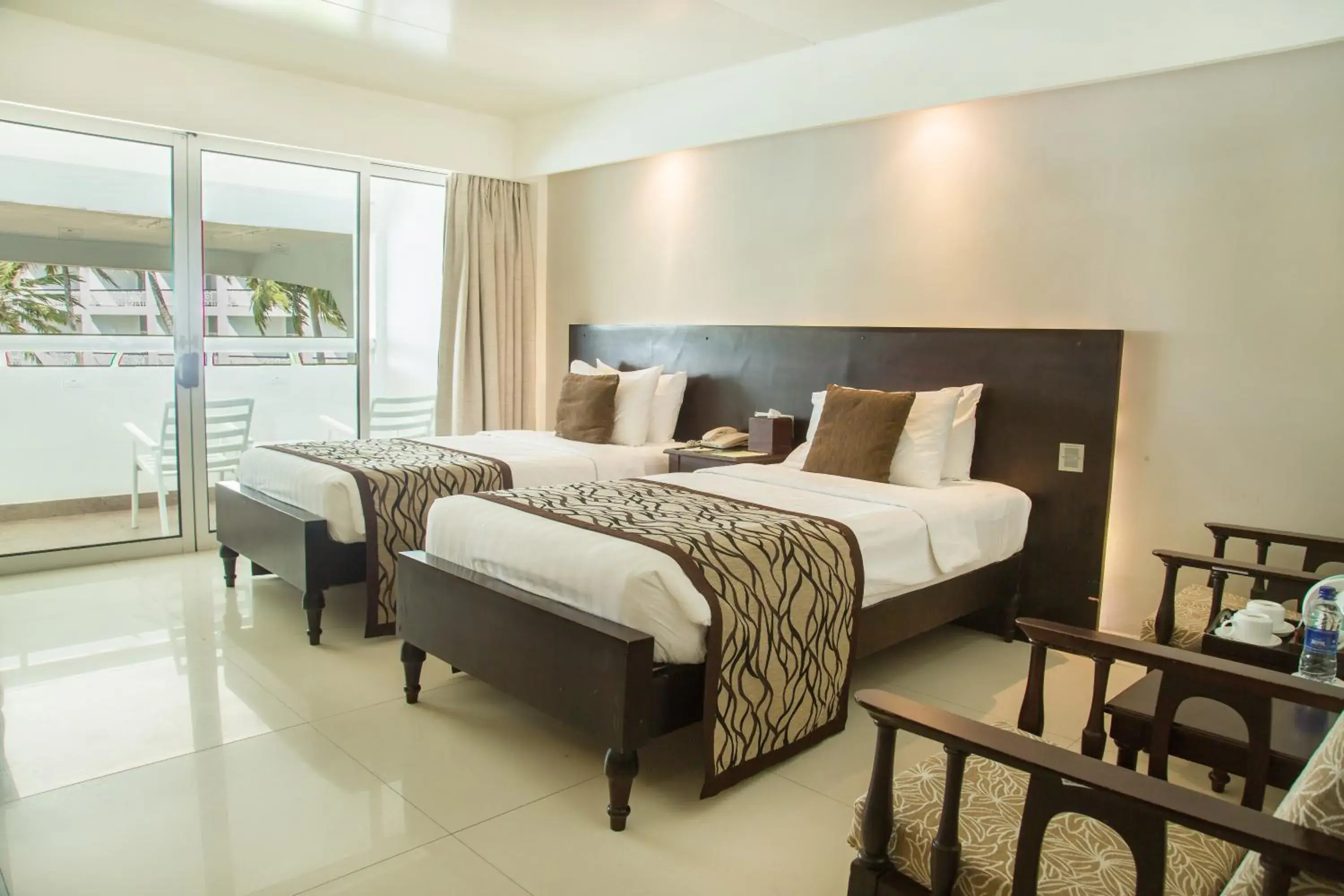 Bed in Mount Lavinia Beach Hotel