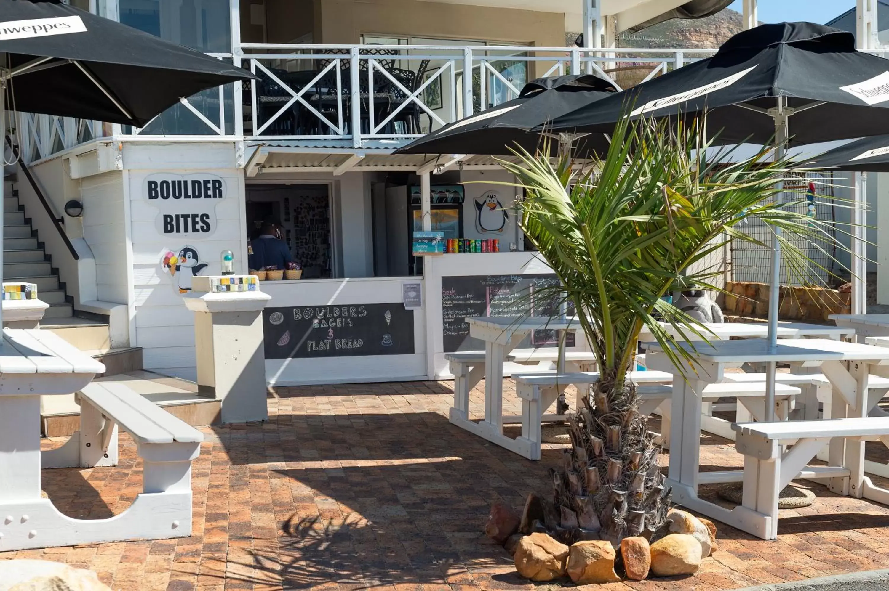 Food and drinks in Boulders Beach Hotel, Cafe and Curio shop