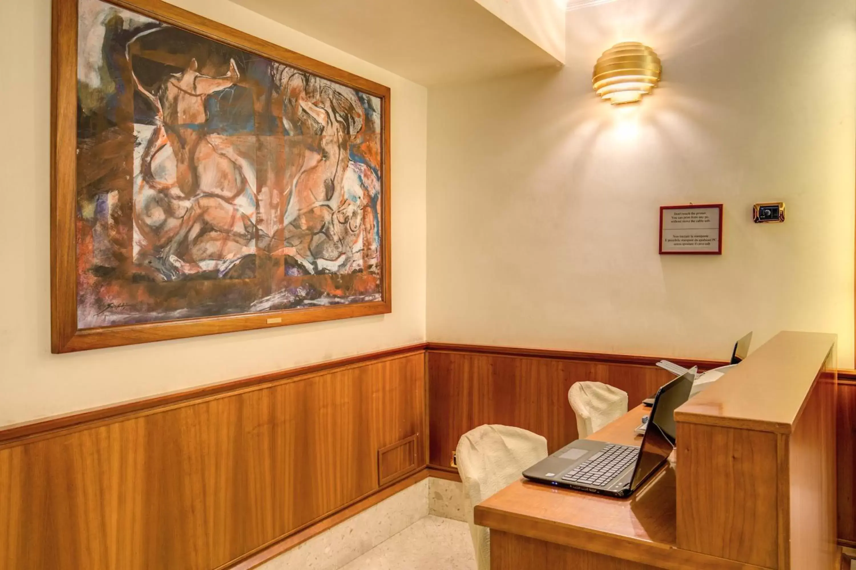 Communal lounge/ TV room in Hotel San Marco