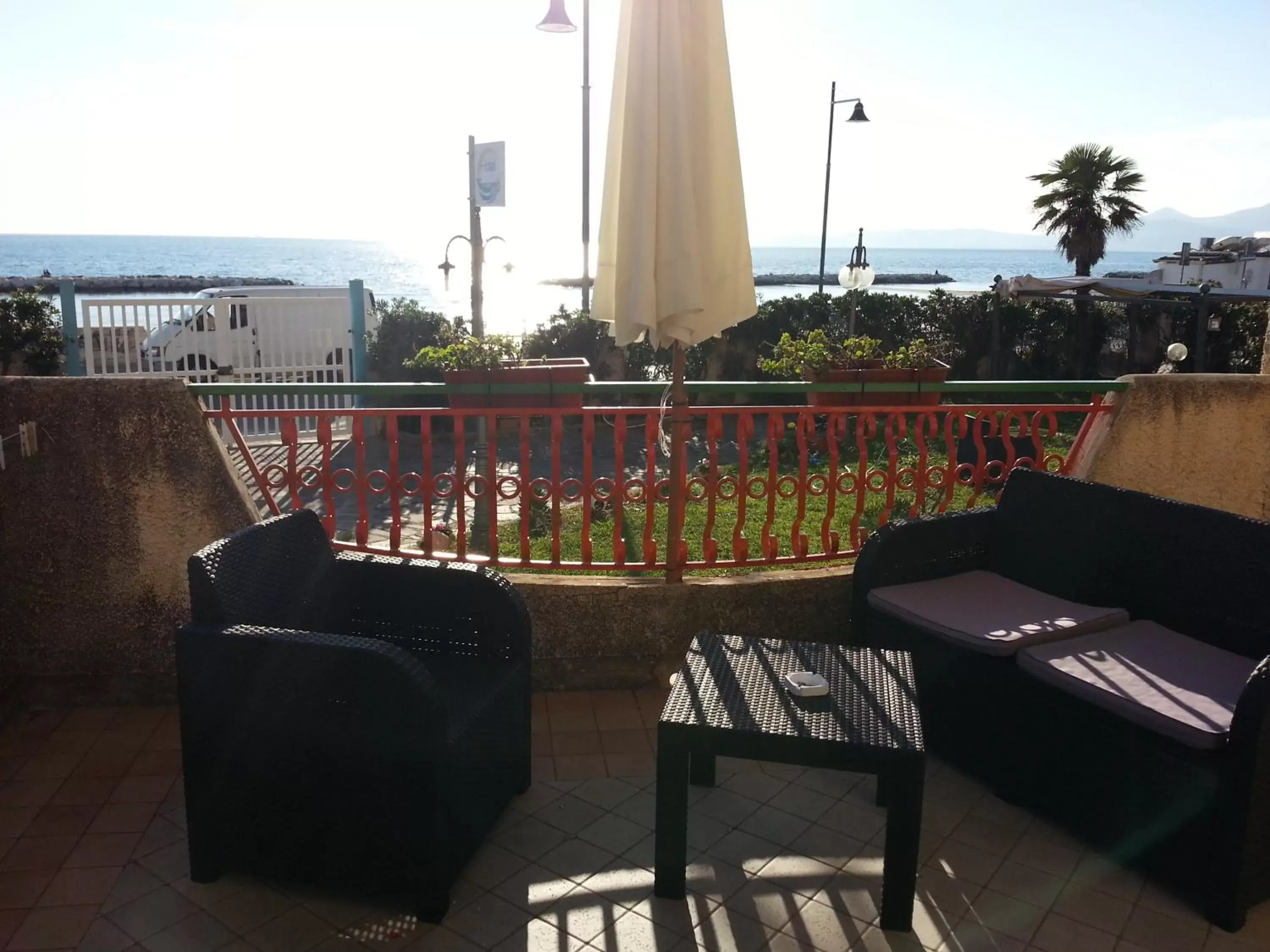 Balcony/Terrace in Hotel Tirreno Formia