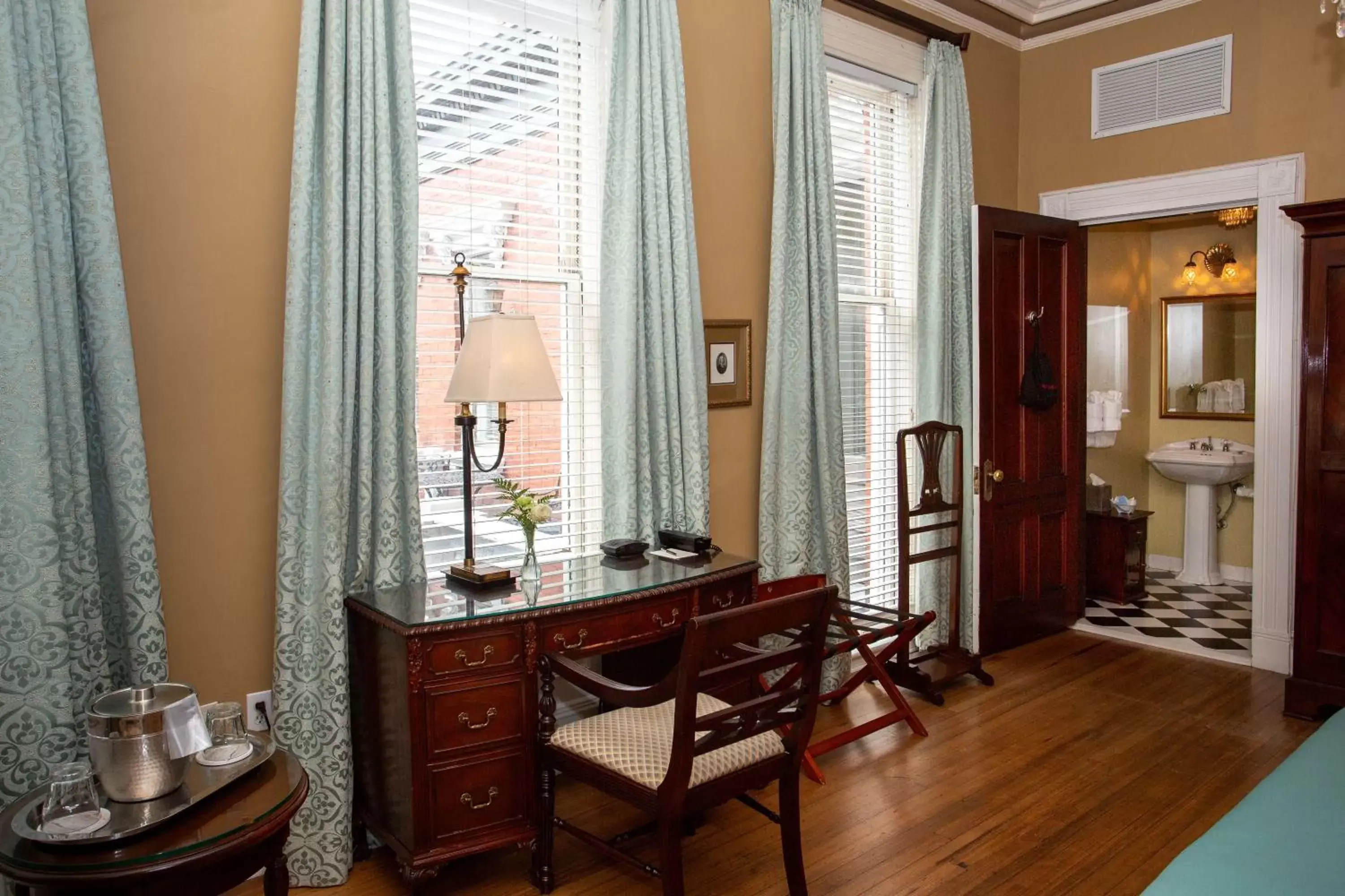 Bedroom, Dining Area in Kehoe House, Historic Inns of Savannah Collection