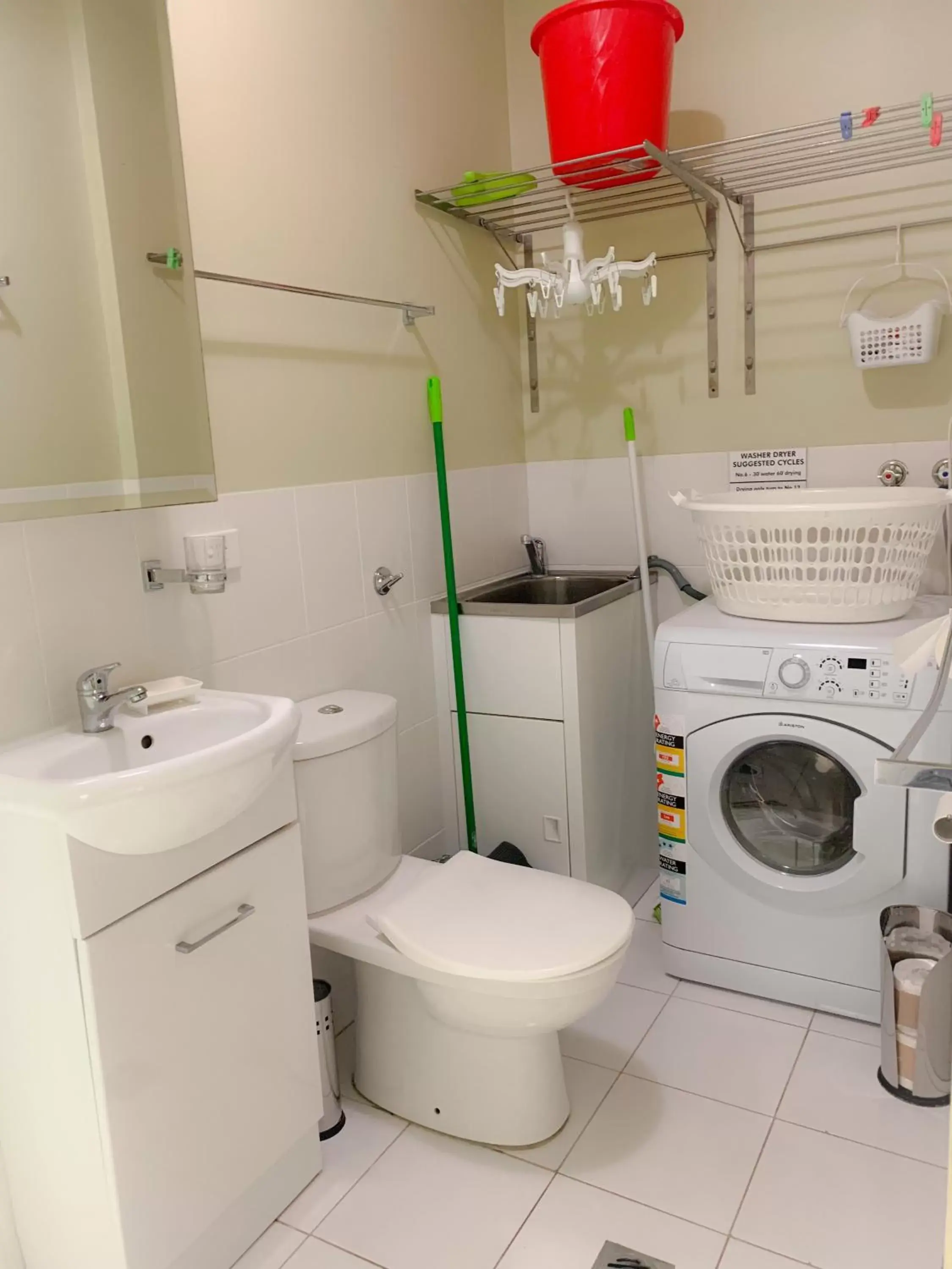 Bathroom in Westside Studio Apartments