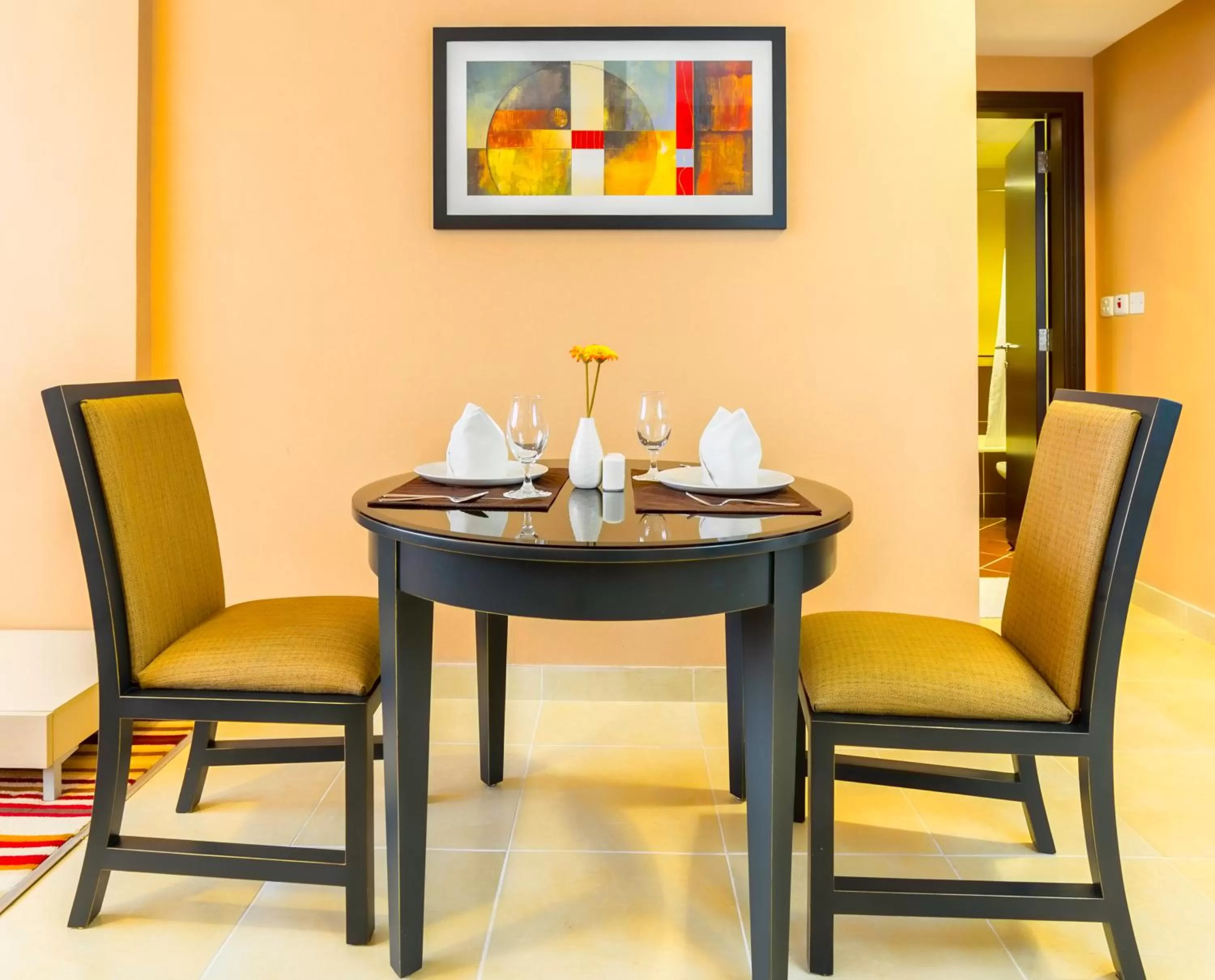 Dining area in Executive Suites Abu Dhabi