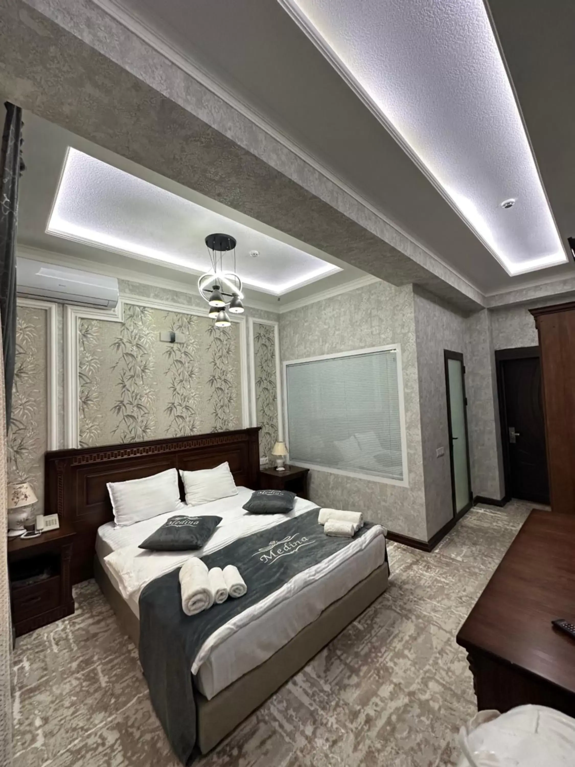 Bed in Medina Hotel Samarkand