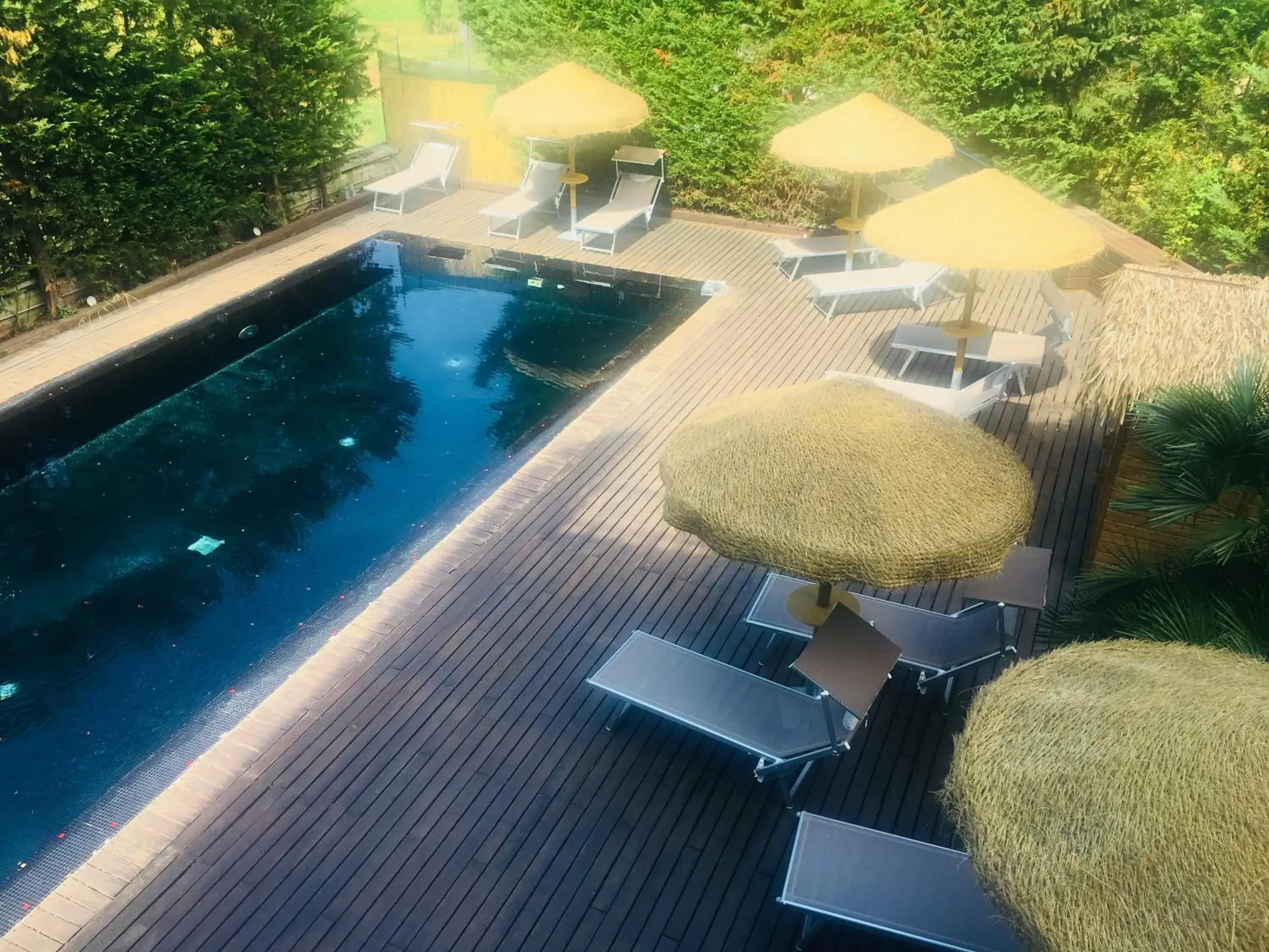 Swimming pool, Bird's-eye View in Black Hotel