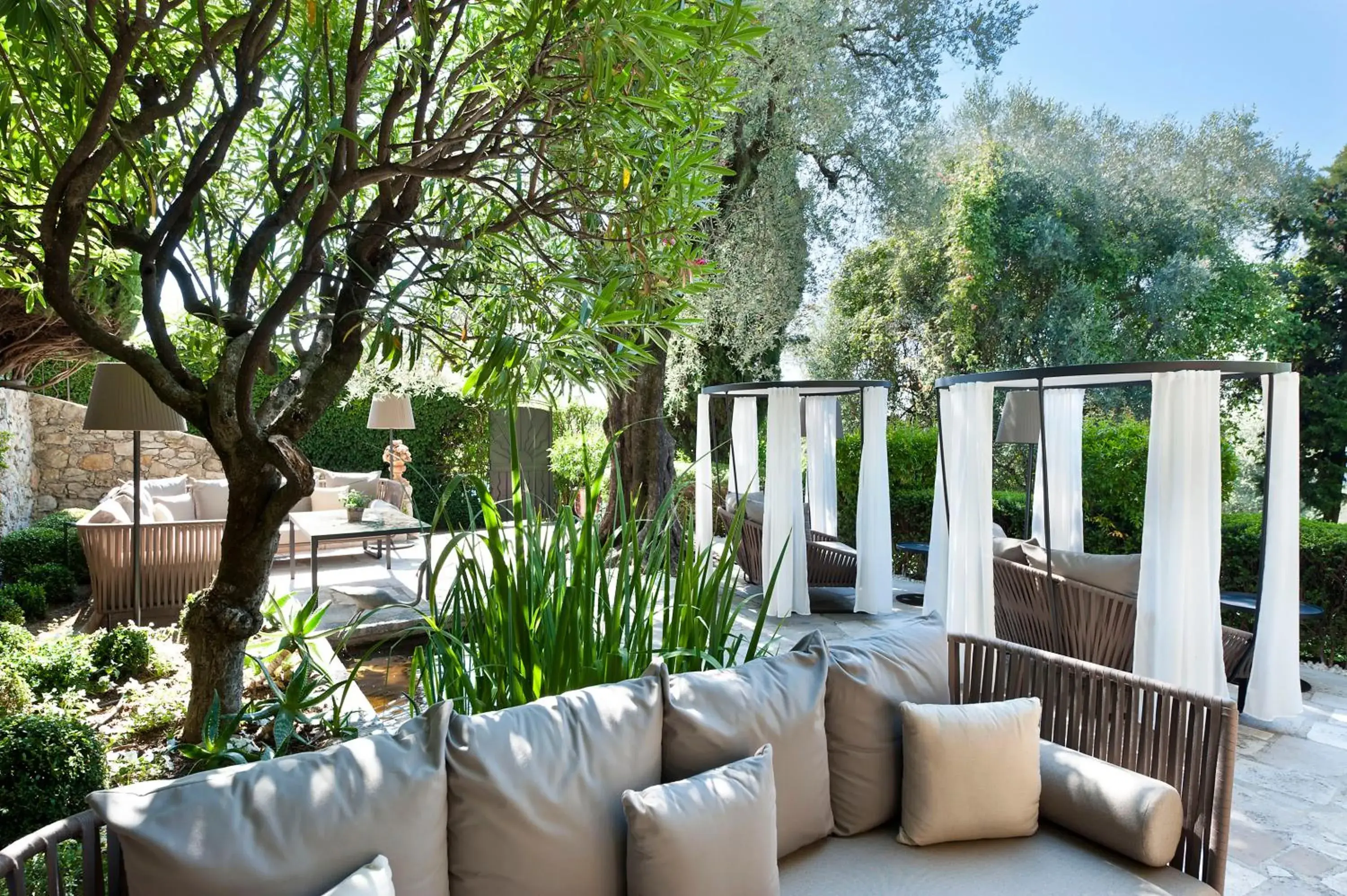 Patio in Bastide Saint Antoine - Relais & Châteaux