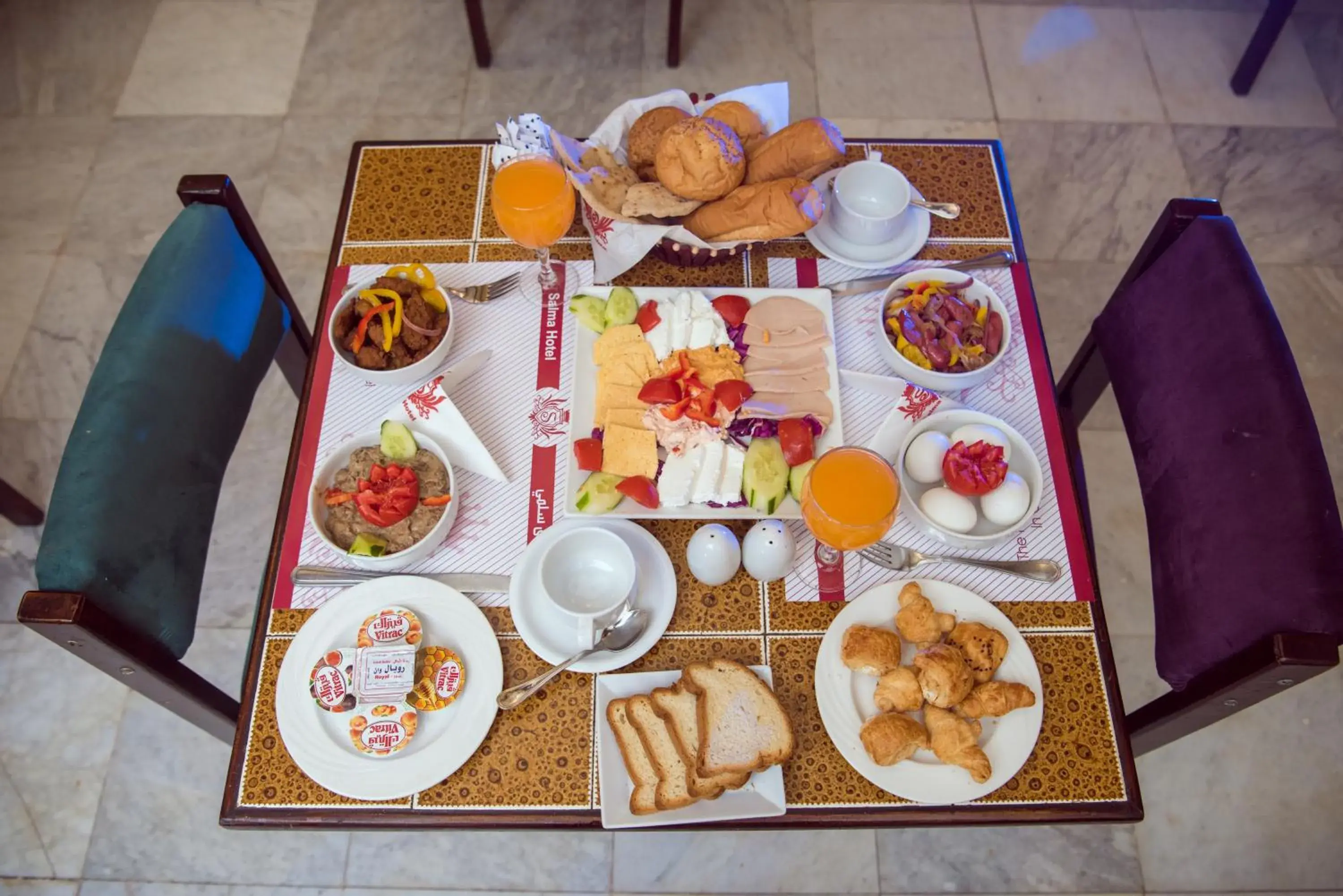 Restaurant/places to eat, Breakfast in Salma Hotel Cairo