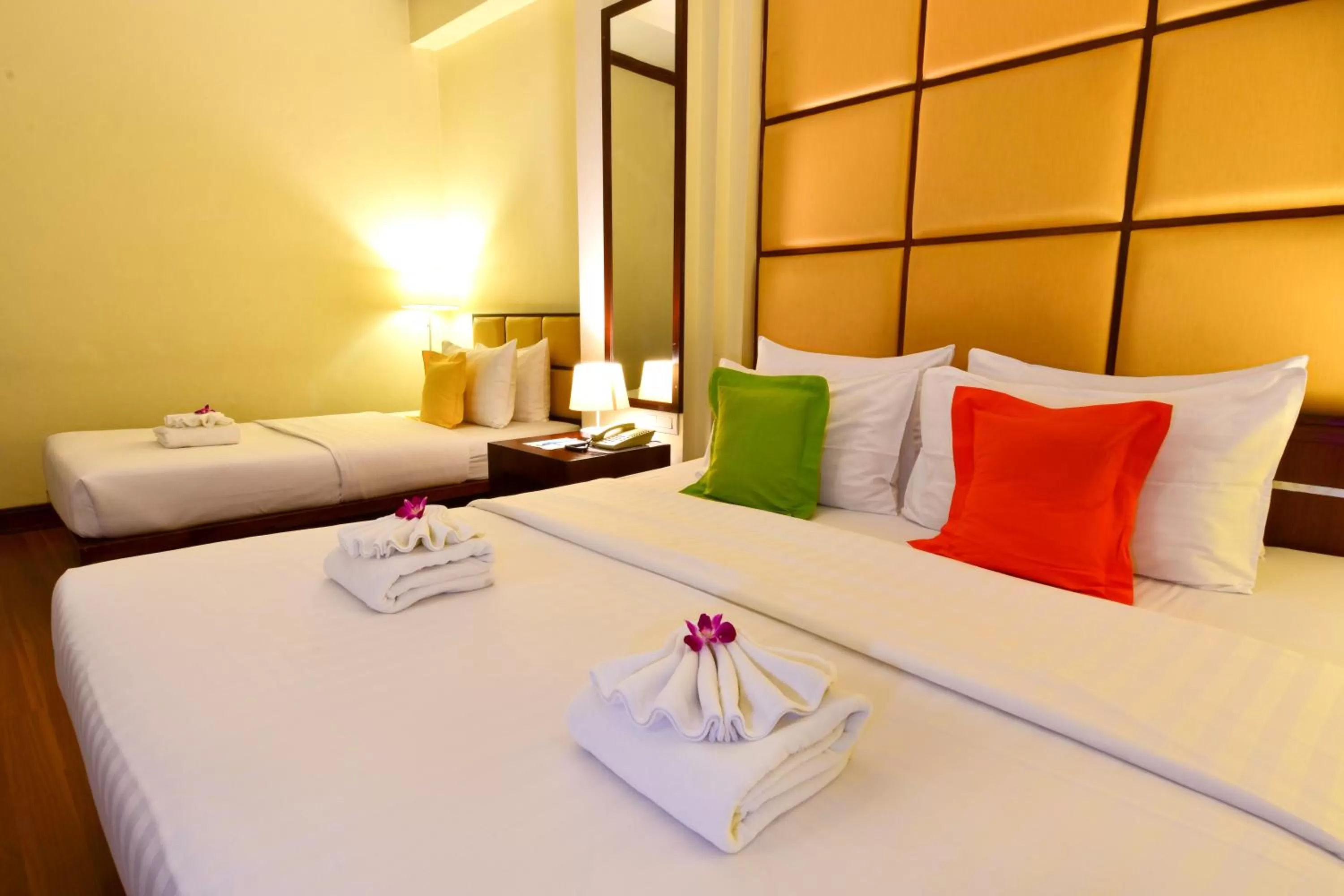 Bedroom, Bed in Grand Business Inn