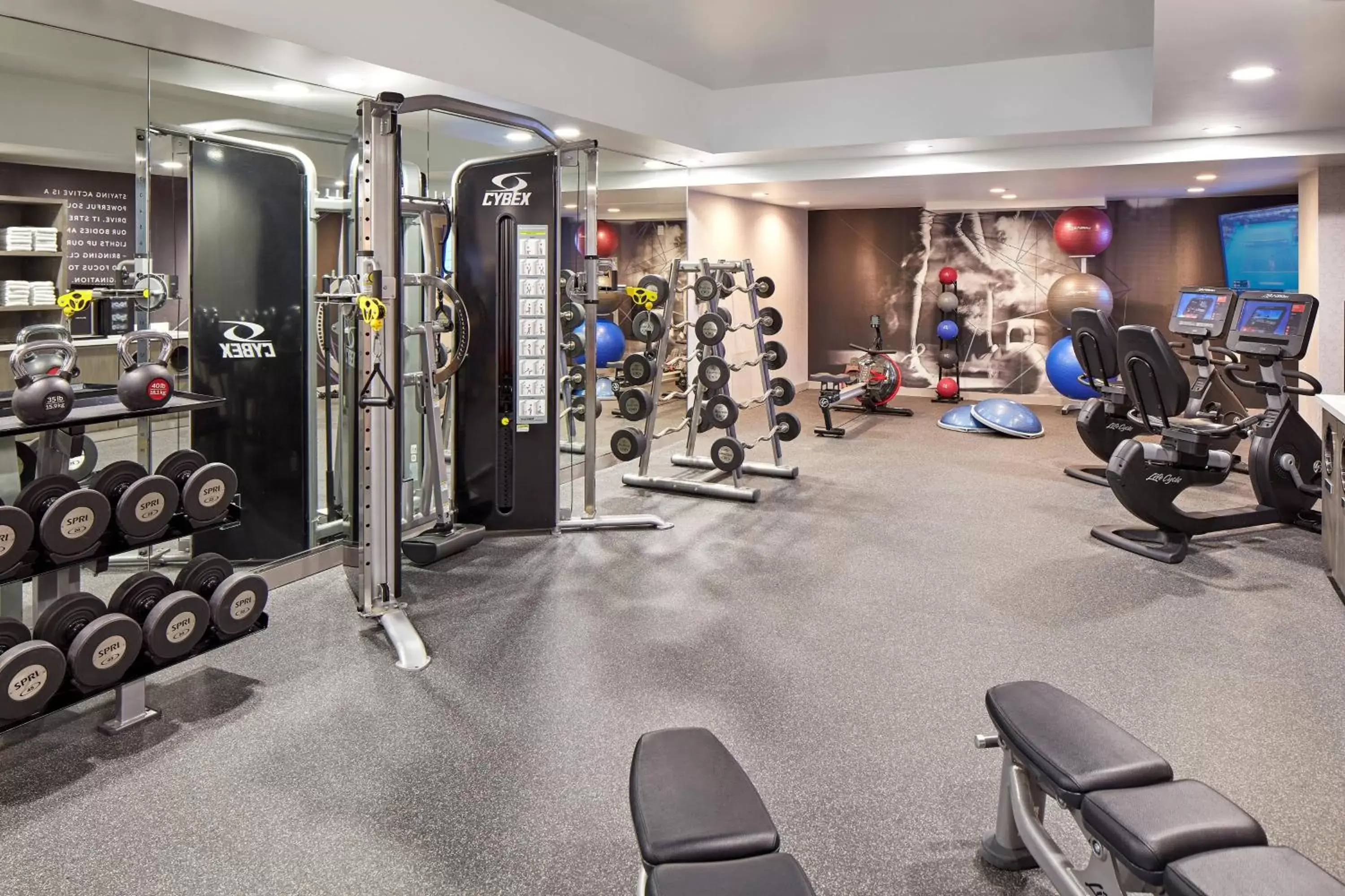 Fitness centre/facilities, Fitness Center/Facilities in San Mateo Marriott San Francisco Airport
