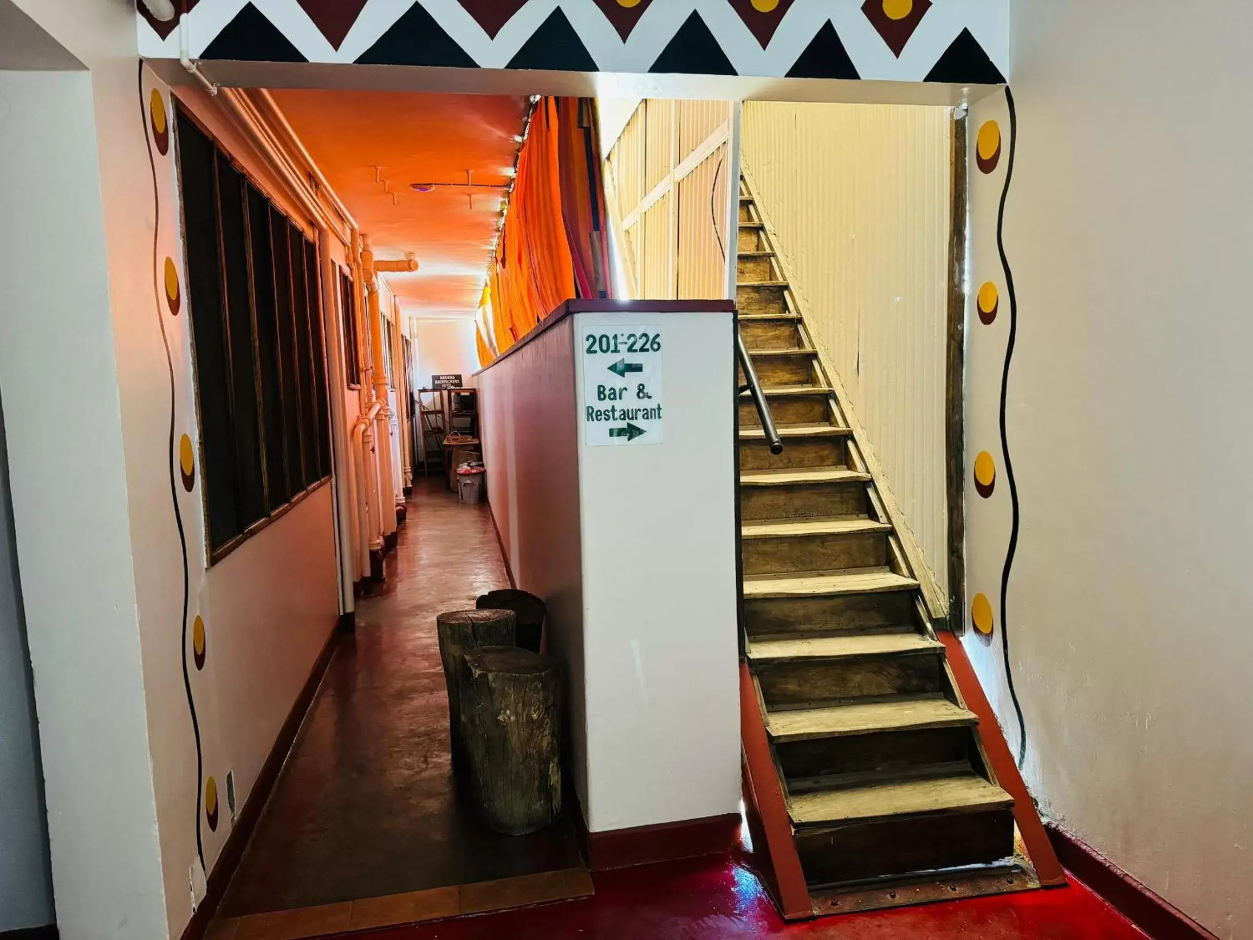 Property building in Arusha Backpackers Hotel