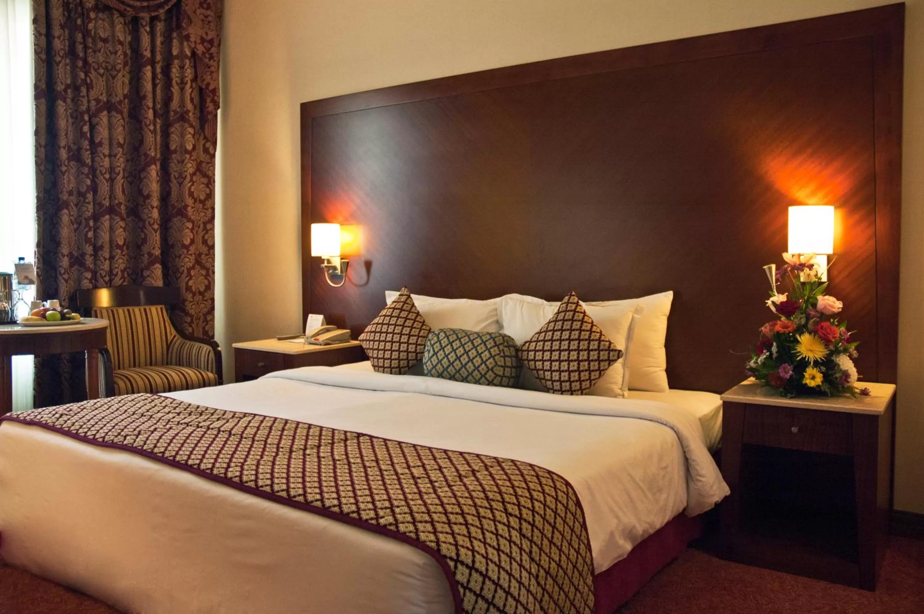 Bed in Regent Palace Hotel