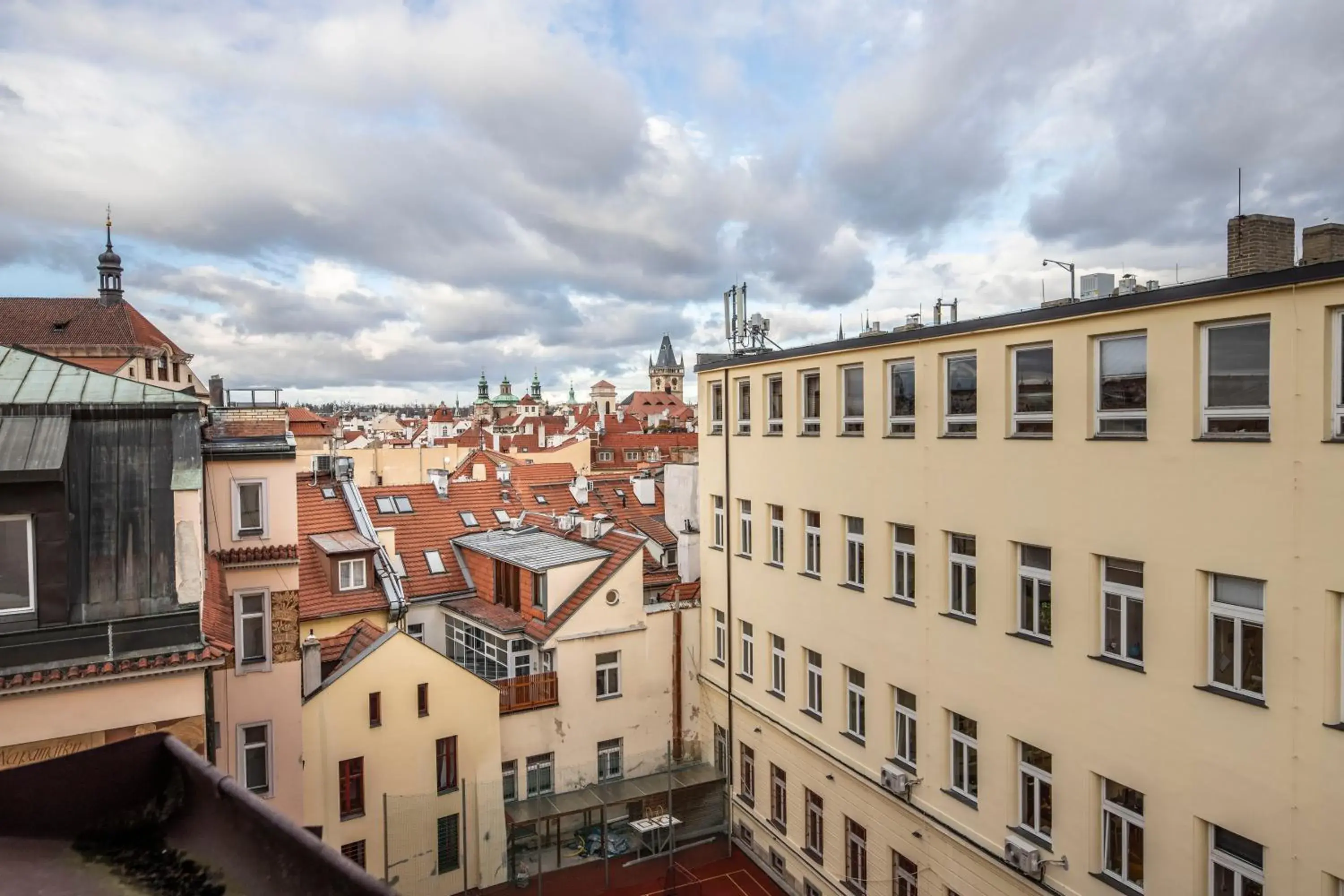 City view in Old Prague Hotel