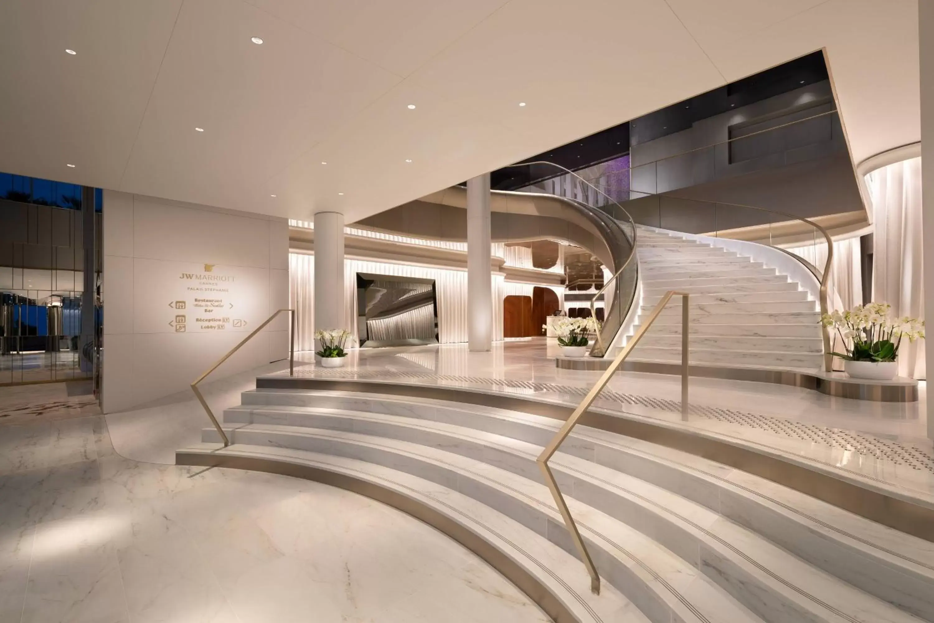 Property building, Lobby/Reception in JW Marriott Cannes