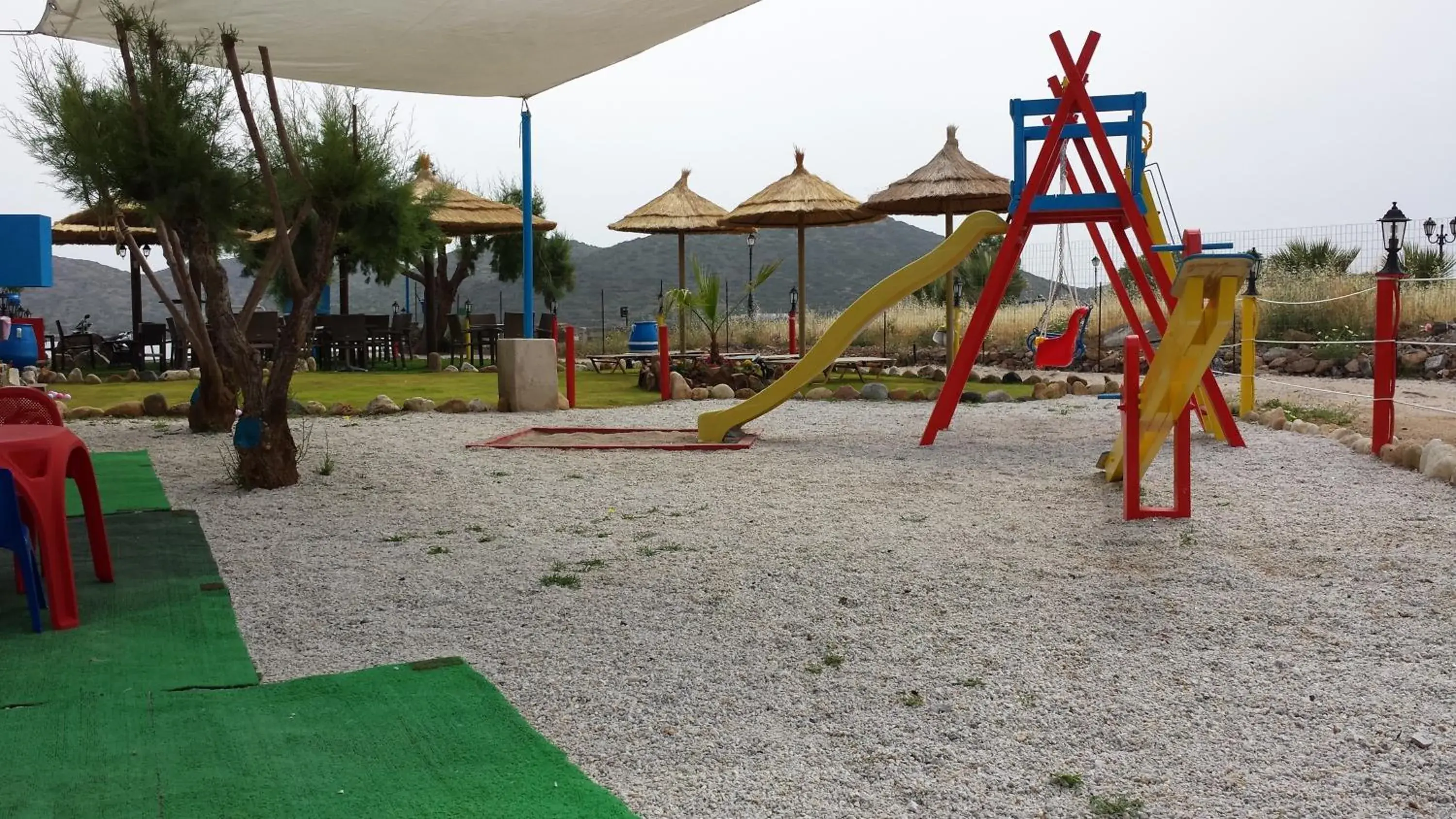 Children play ground, Children's Play Area in Elounda Sunrise Apartments