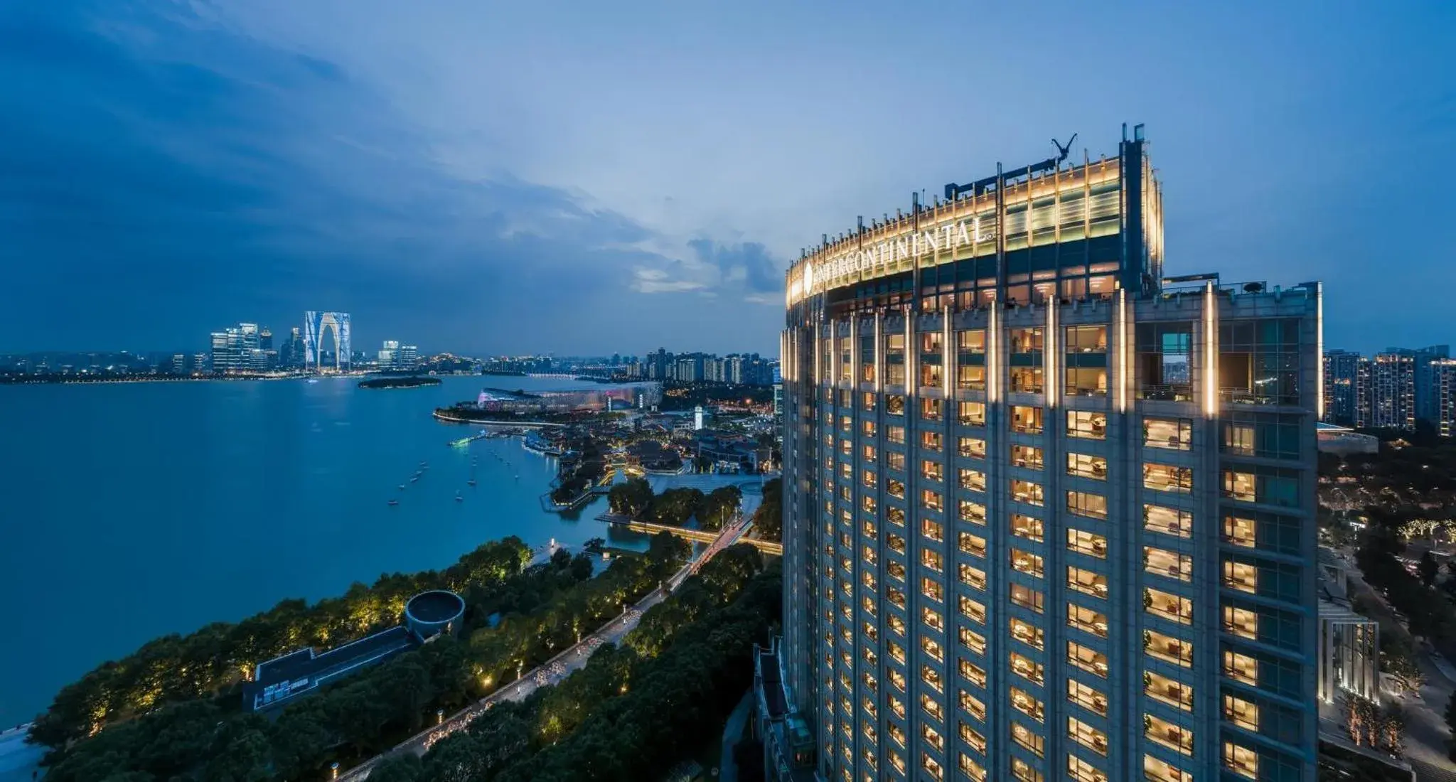 Property building in InterContinental Suzhou Hotel, an IHG Hotel