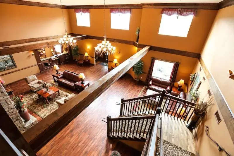 Lobby or reception in The Lodge at Flat Rock