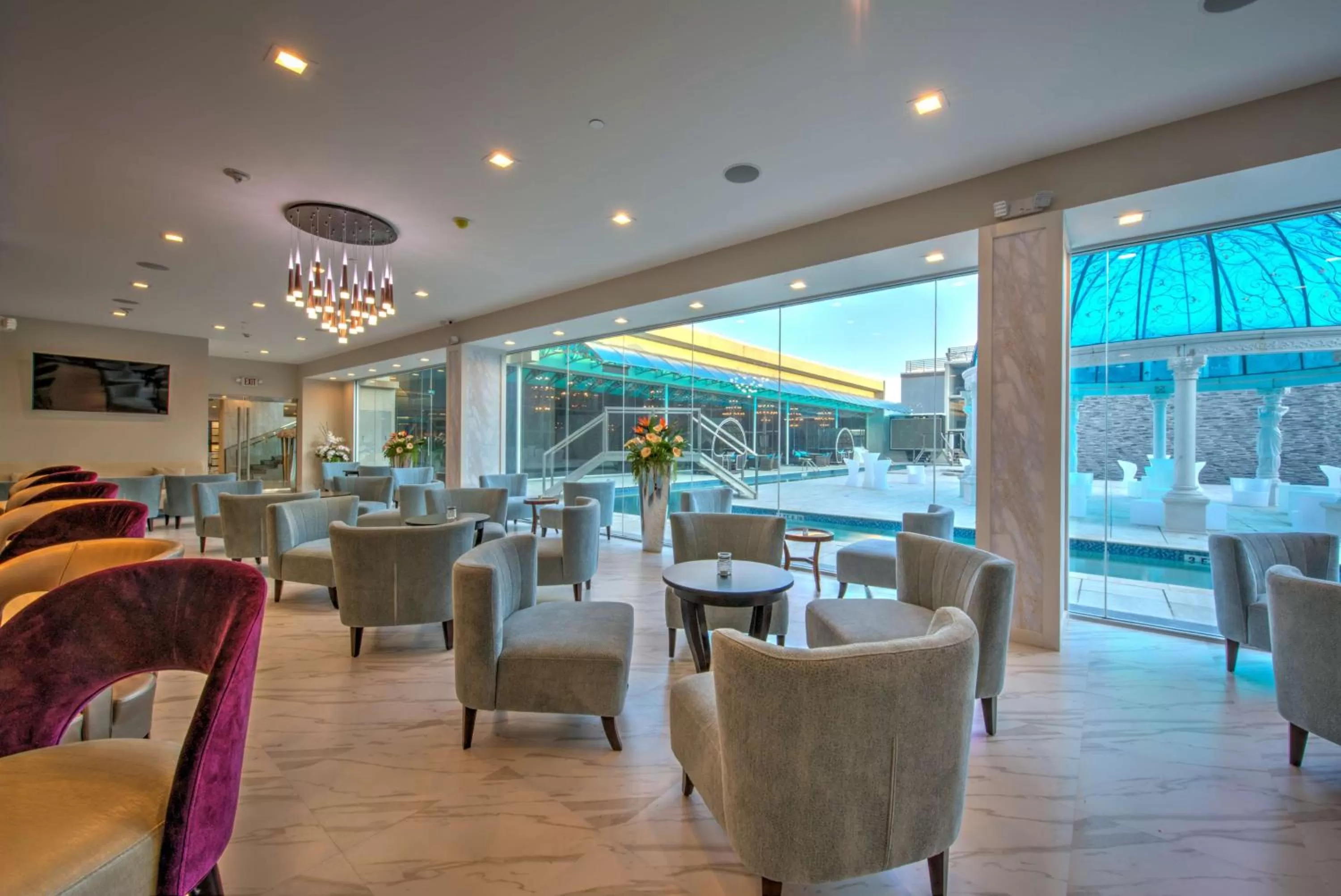 Lounge or bar, Restaurant/Places to Eat in DoubleTree by Hilton Houston Brookhollow