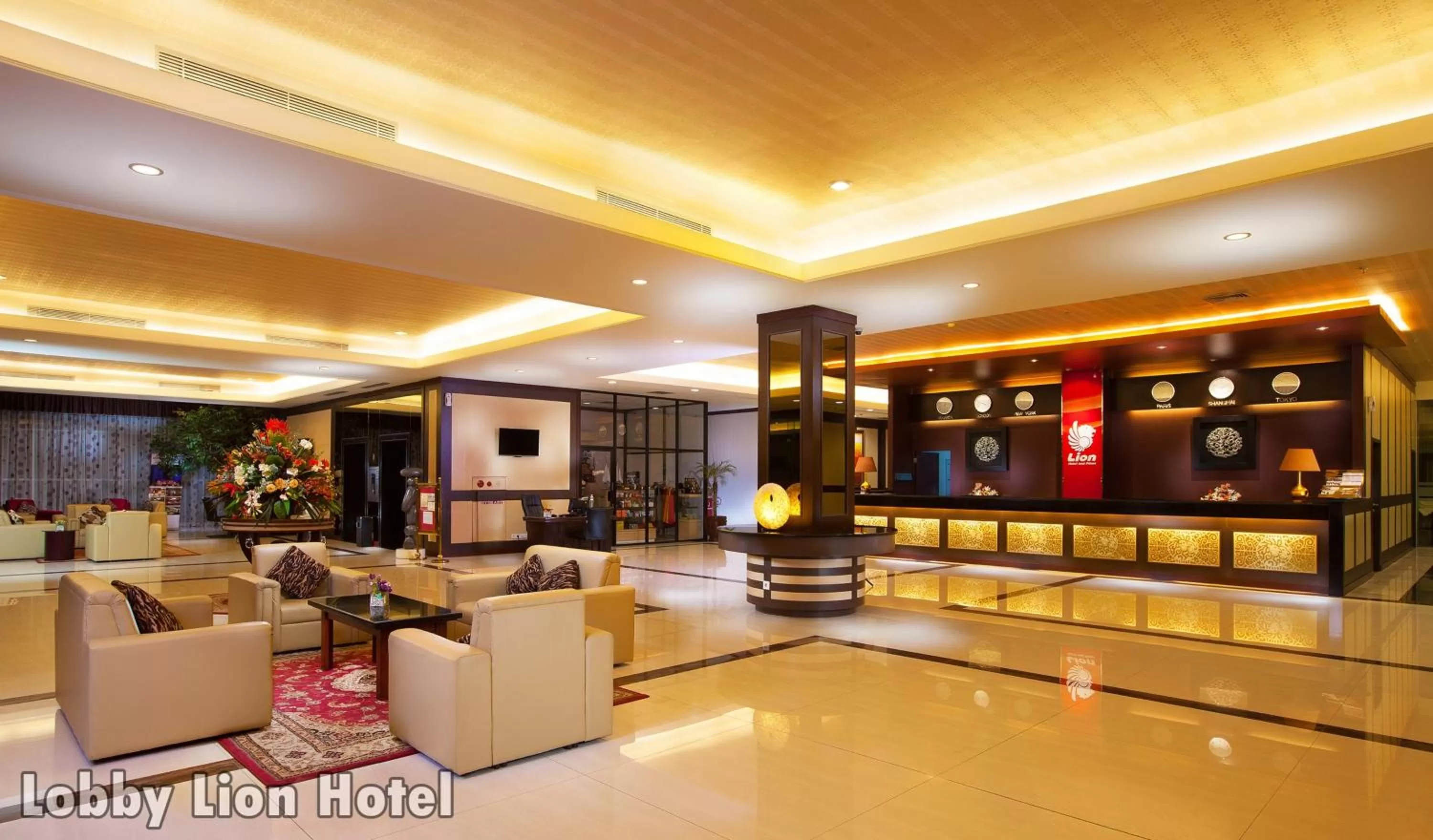 Lobby or reception in Lion Hotel & Plaza Manado