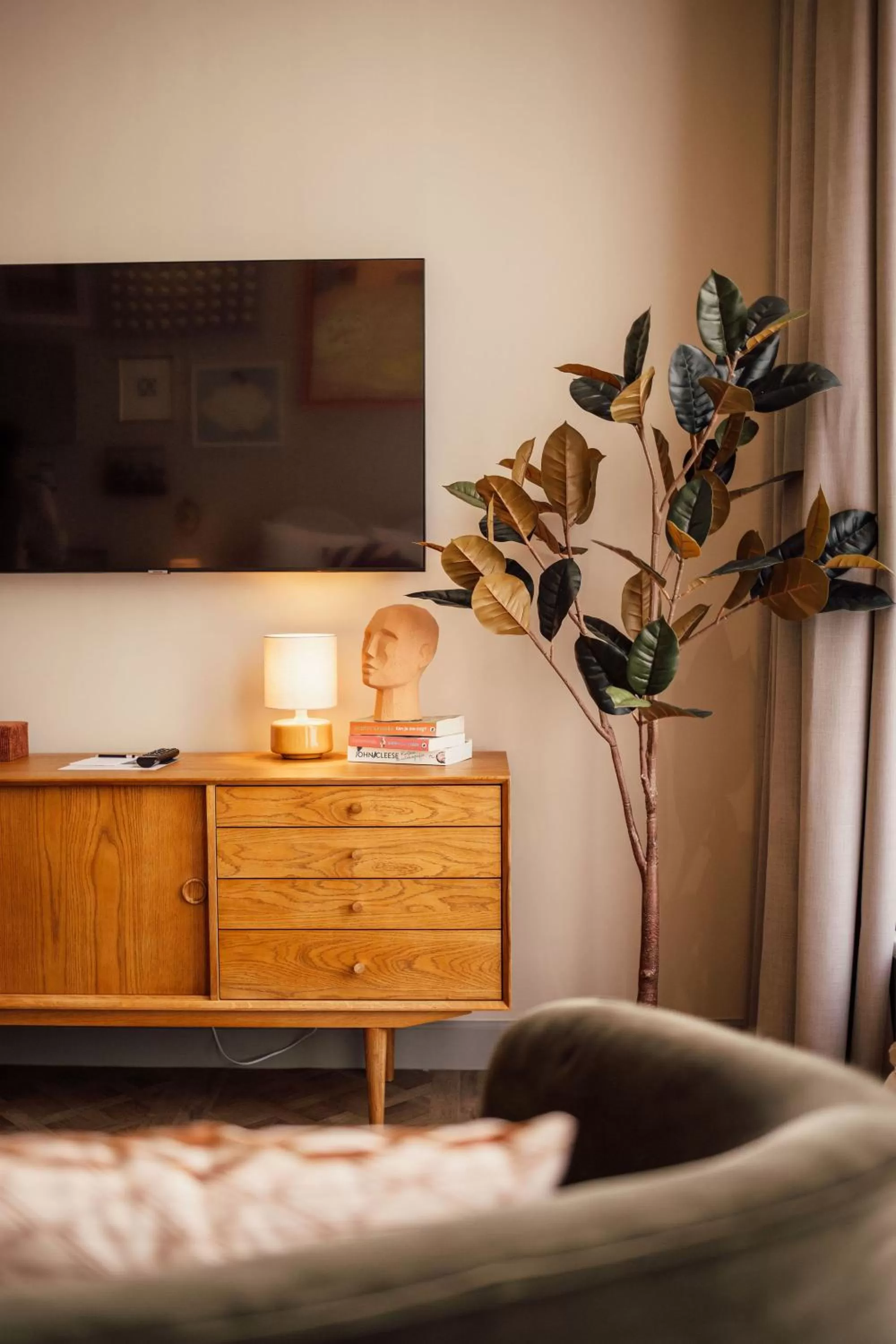 TV and multimedia in FINCH Boutique Hotel, downtown