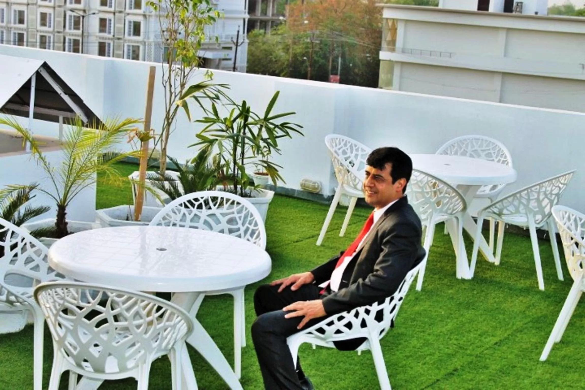 Decorative detail in Hotel Taj Villa- Agra