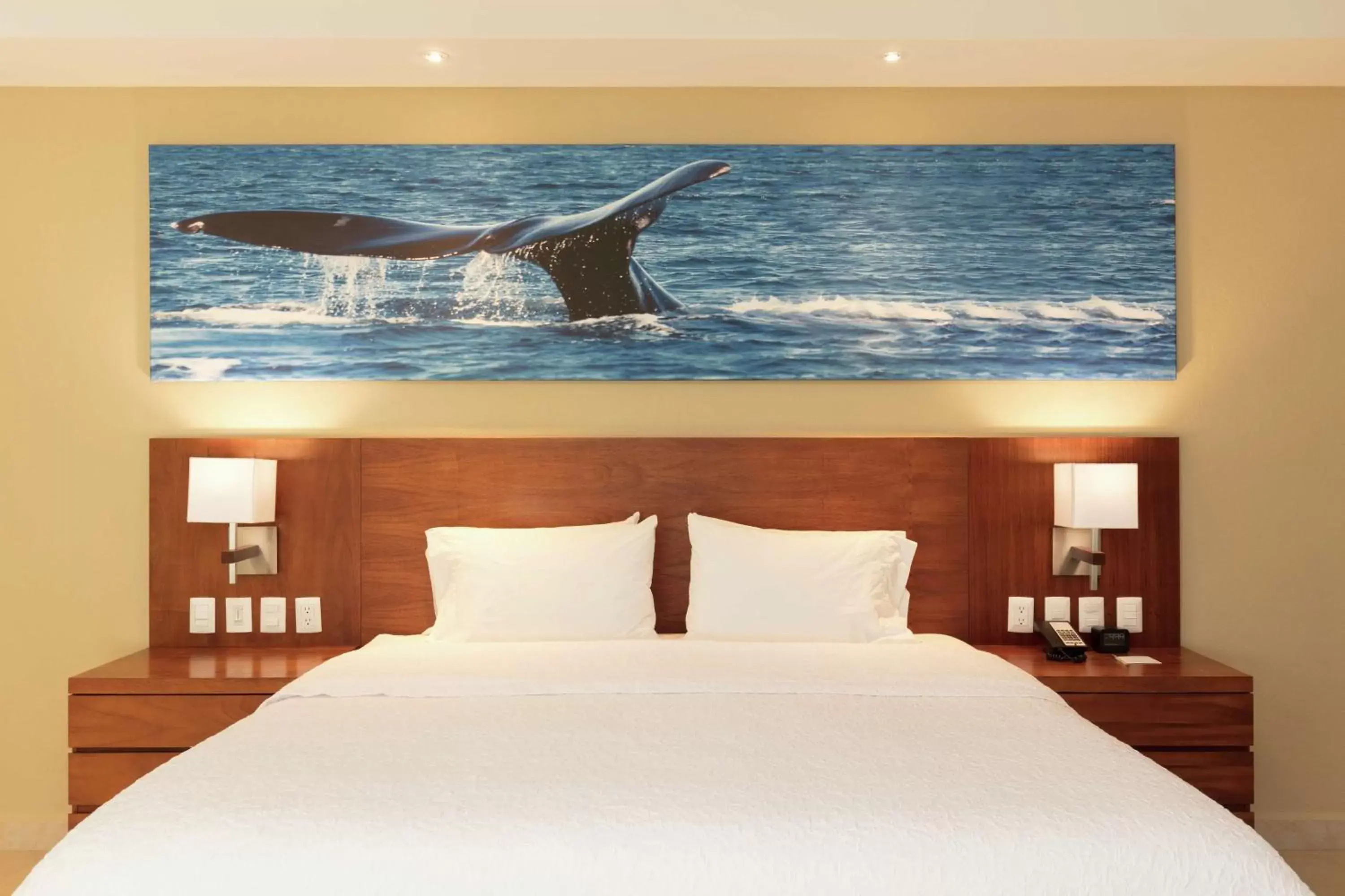 Bed in Hampton Inn & Suites by Hilton Los Cabos