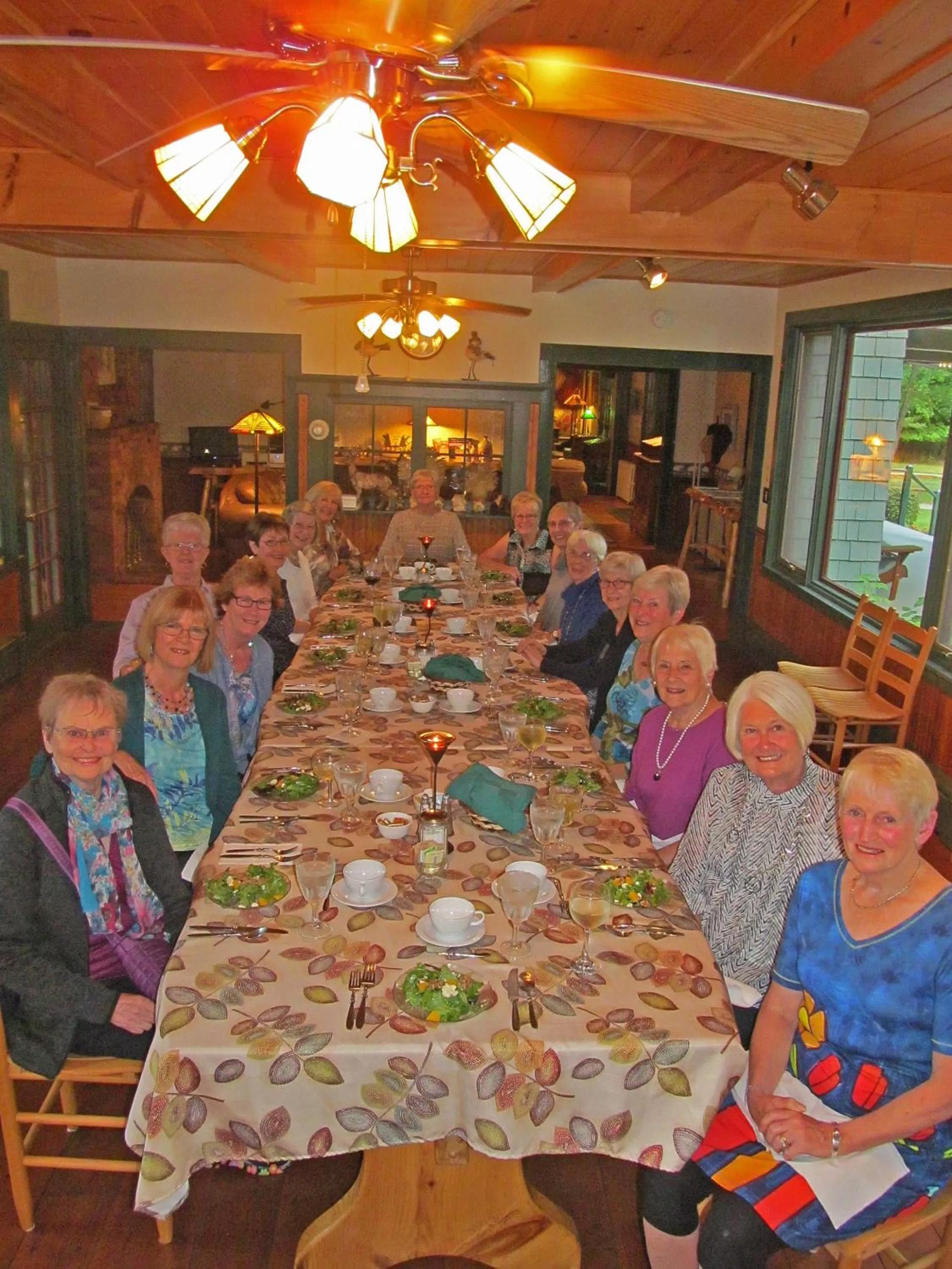 People in Trails End Inn