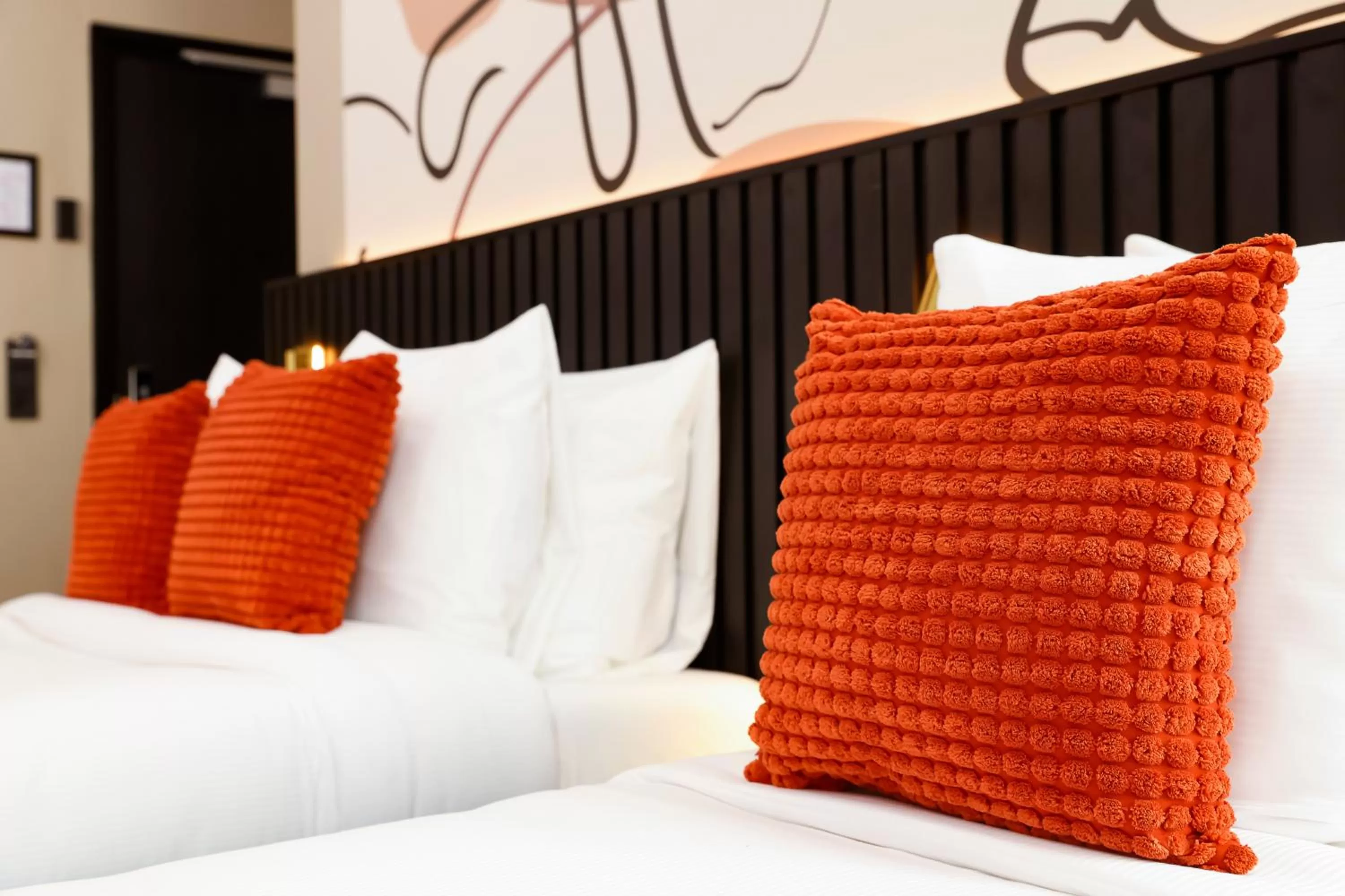 Bed in Huygens Place Amsterdam