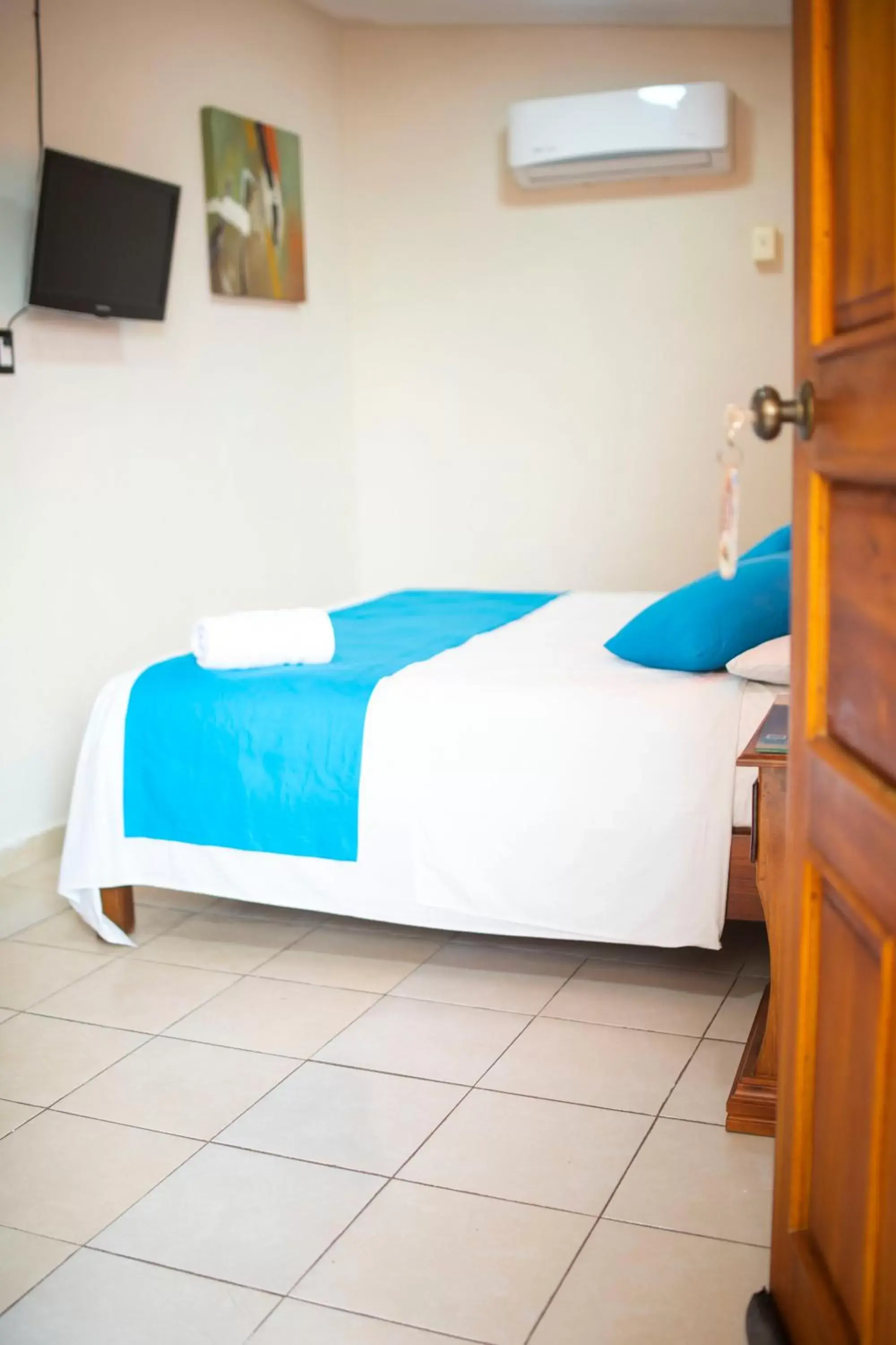 Bed in Hotel Bacalar Magico