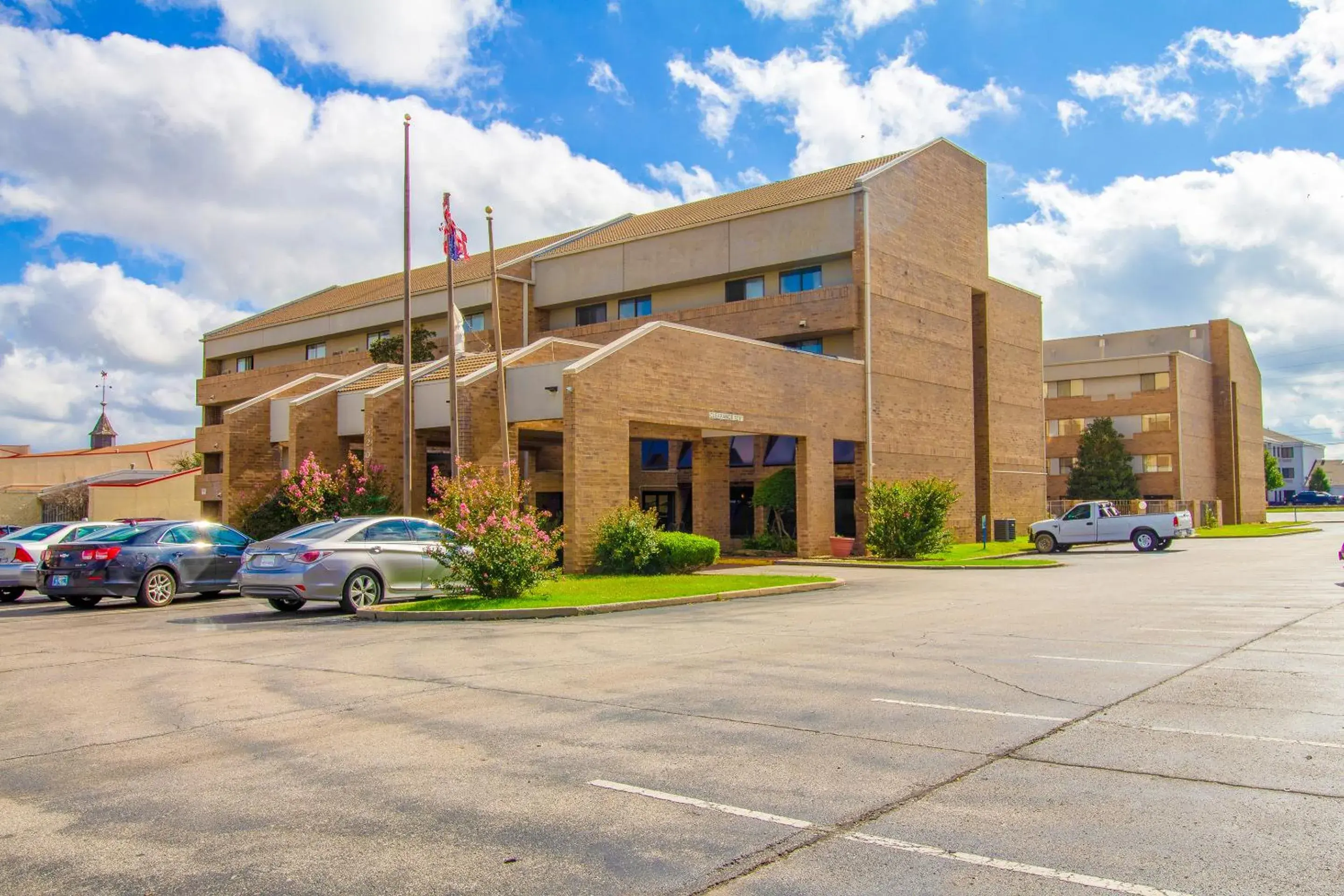 Facade/entrance, Property Building in Tulsa Square Hotel Central, I-44 By OYO