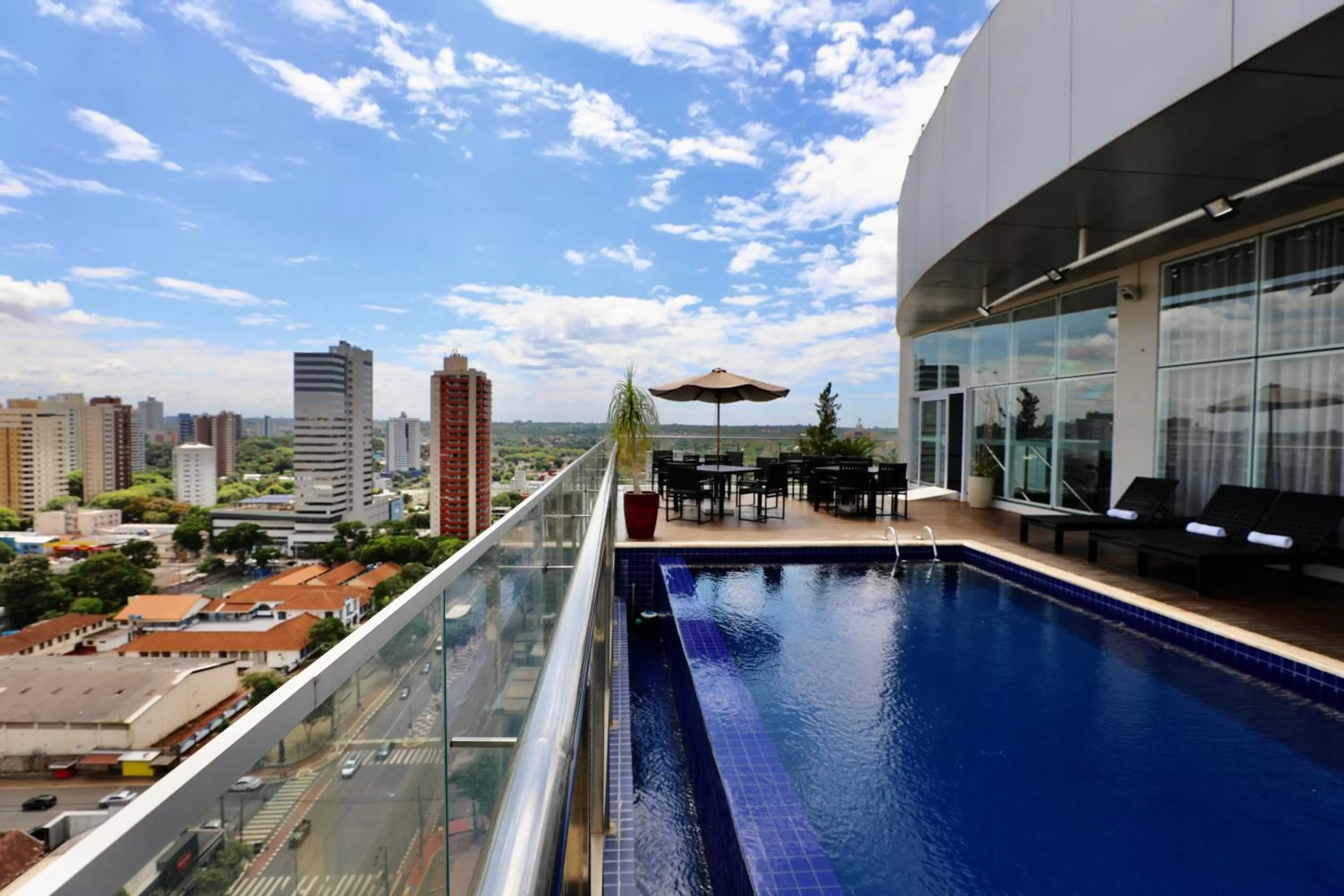 Pool view in Viale Tower Hotel