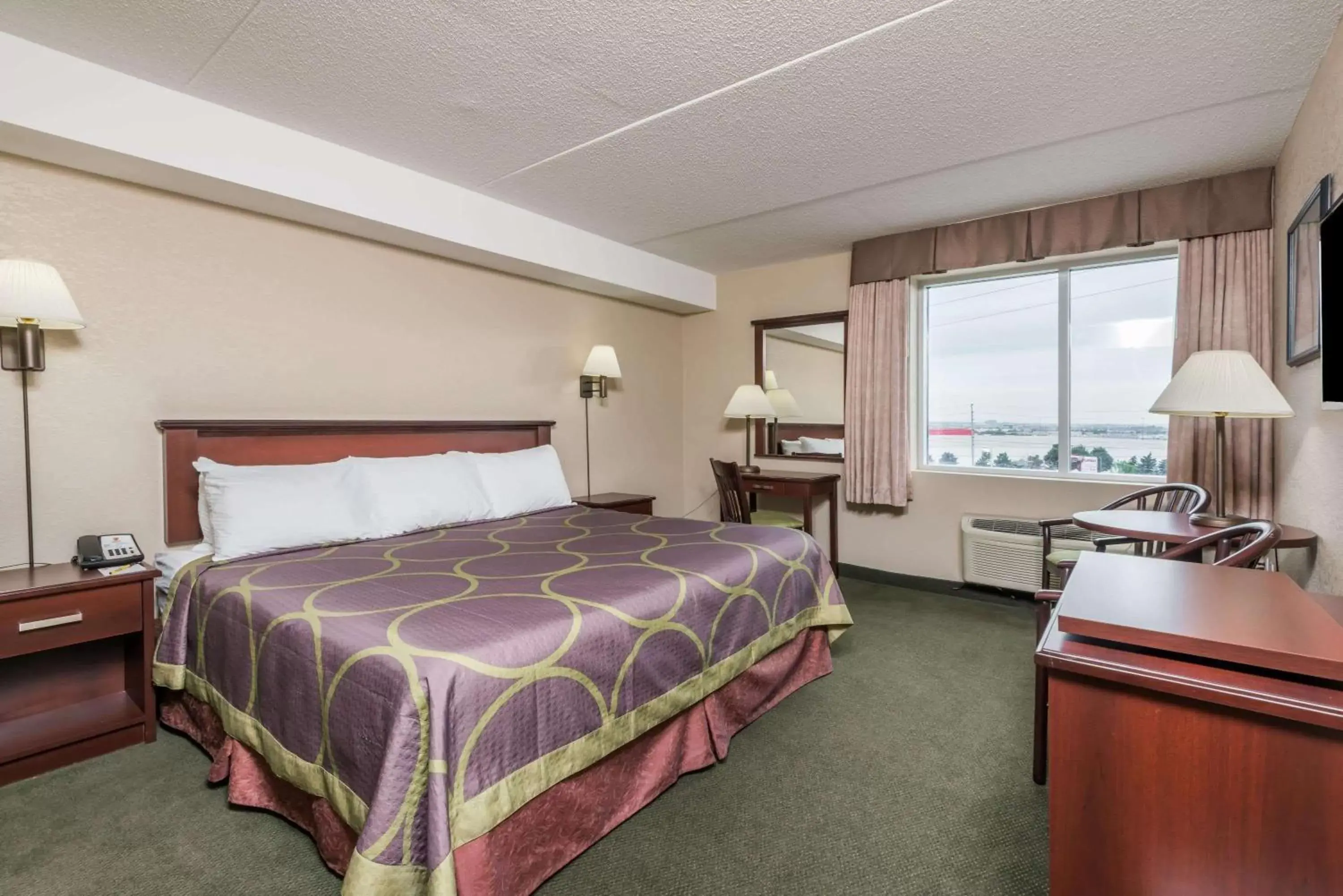 Photo of the whole room in Super 8 by Wyndham Mississauga