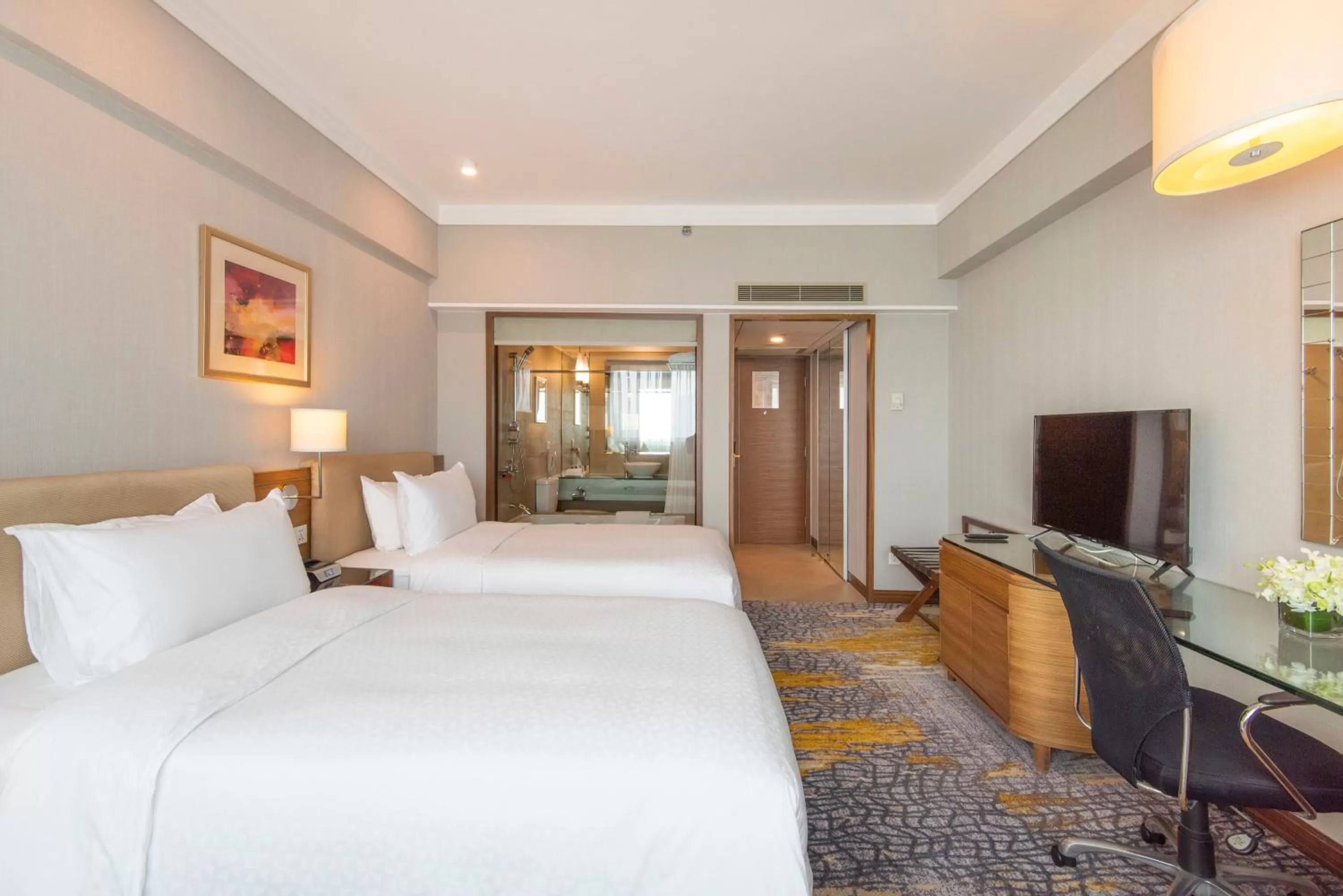 Bedroom, Bed in Four Points by Sheraton Shanghai, Pudong