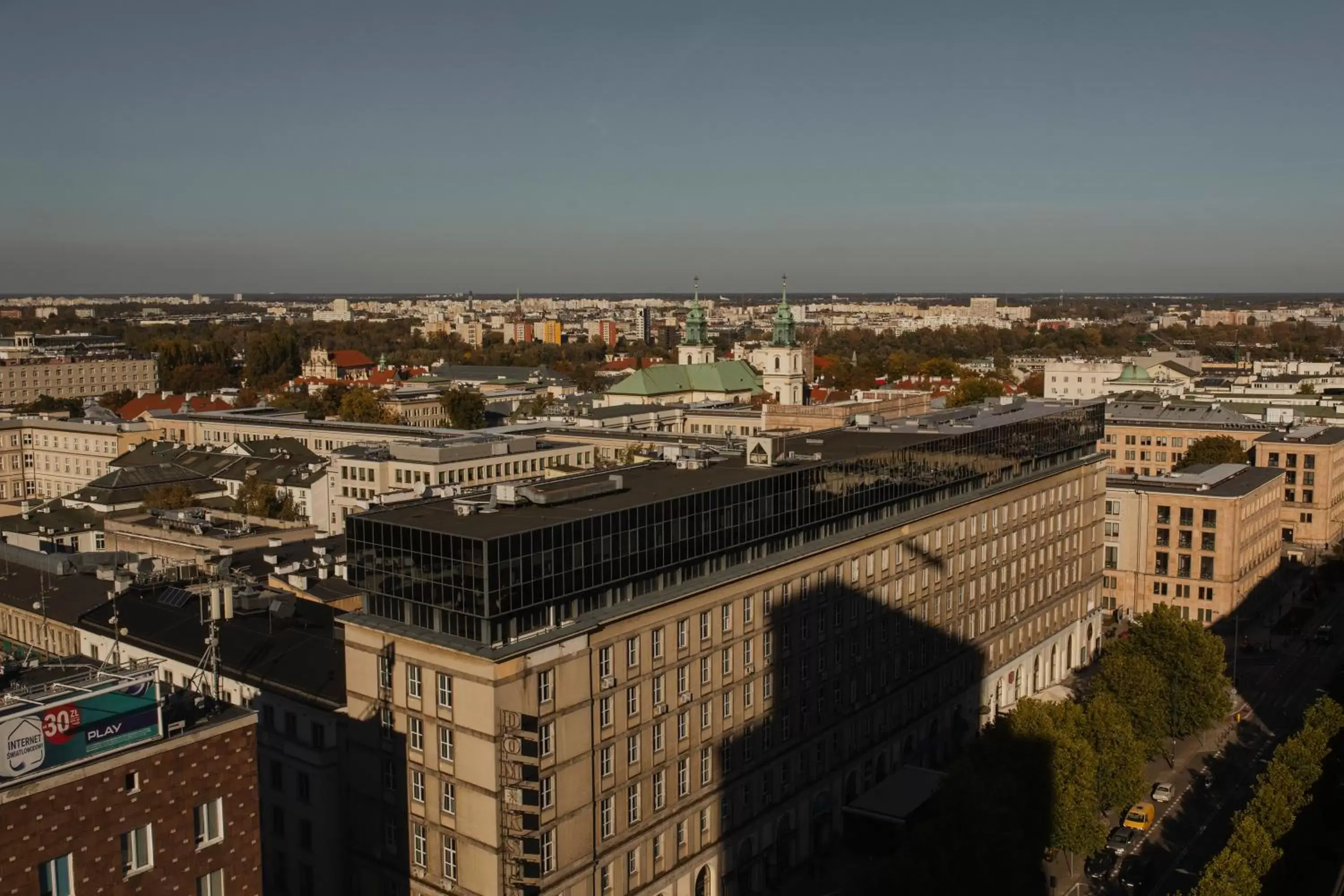 City view in Hotel Warszawa