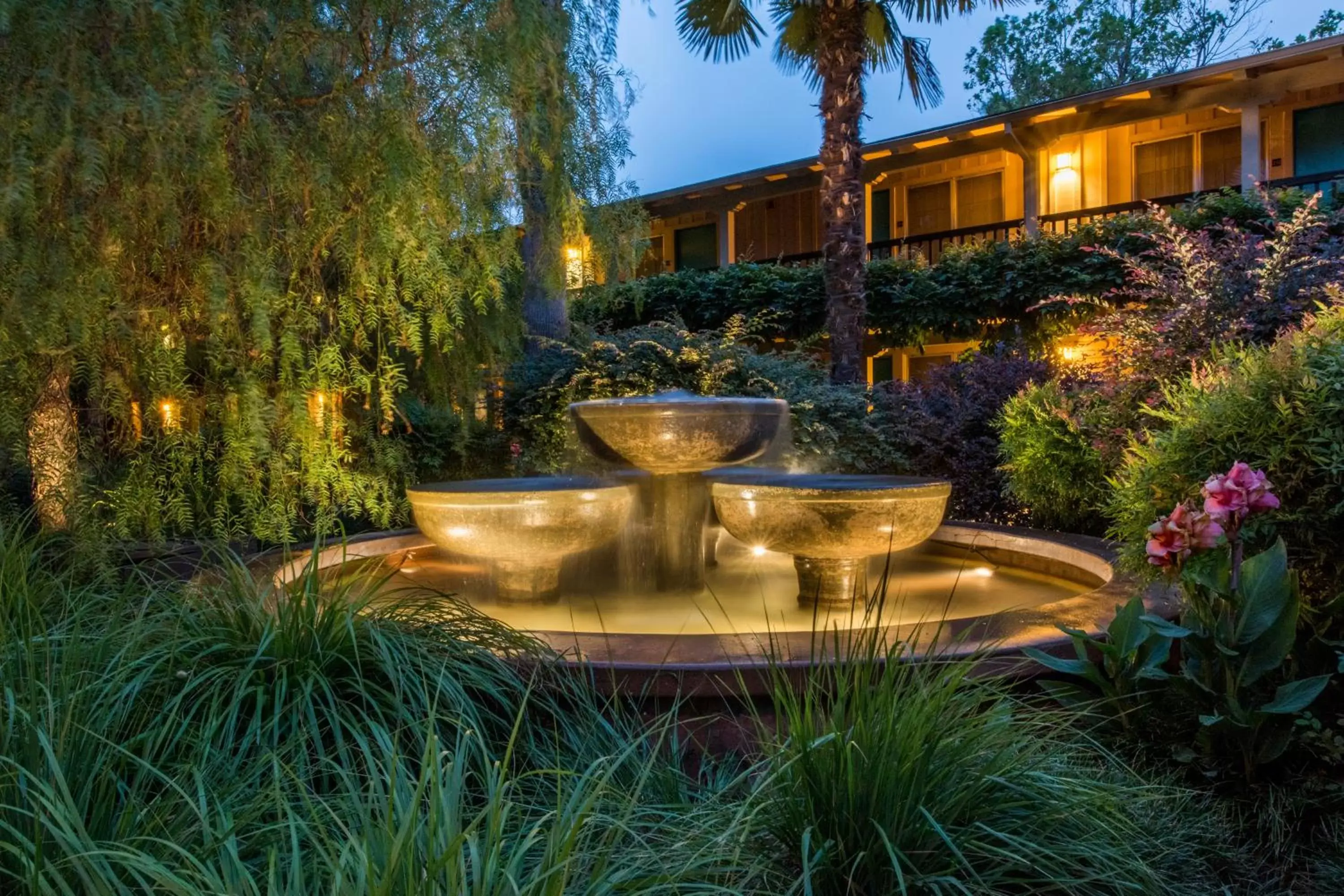 Garden in El Pueblo Inn