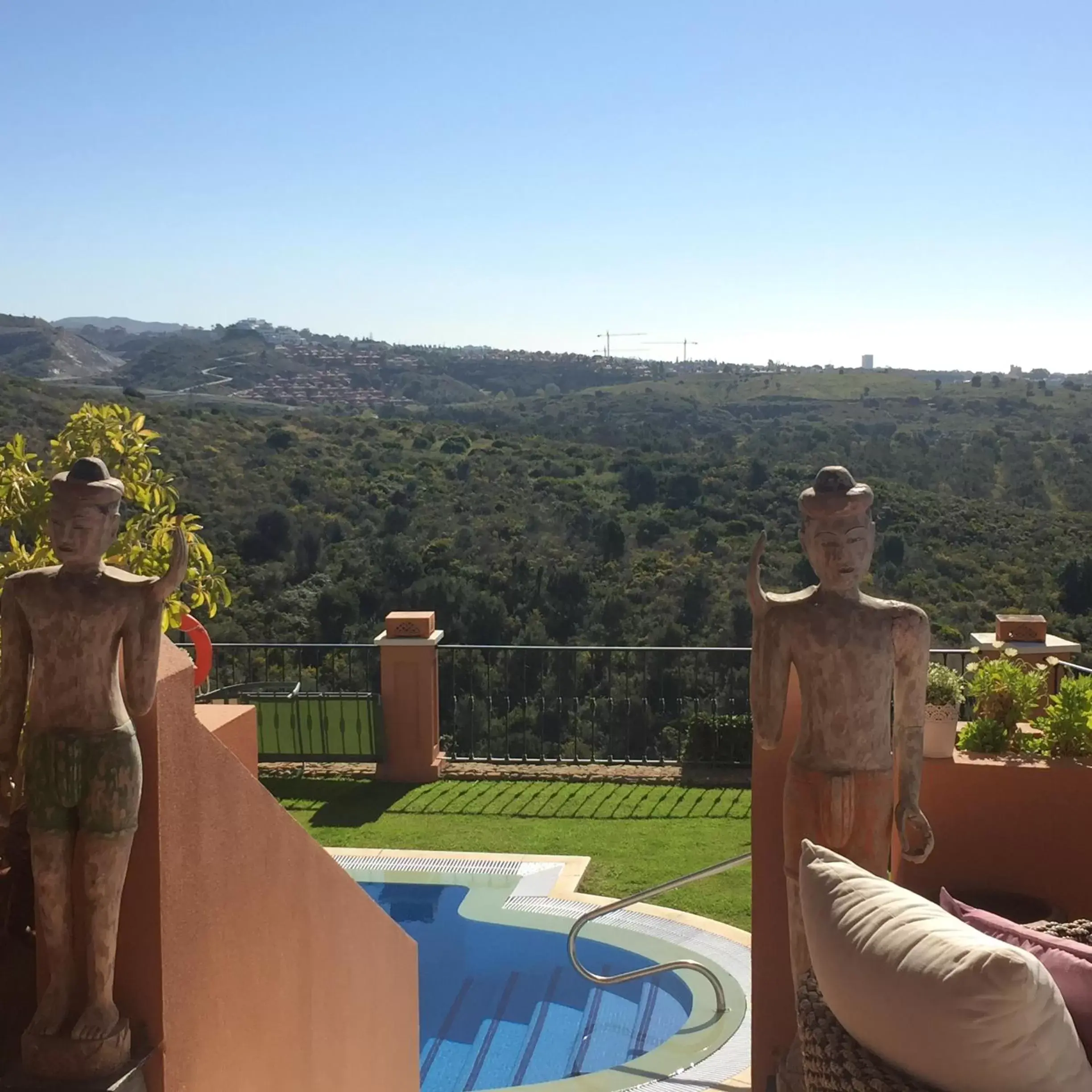 Balcony/Terrace, Swimming Pool in The Marbella Heights Boutique Hotel