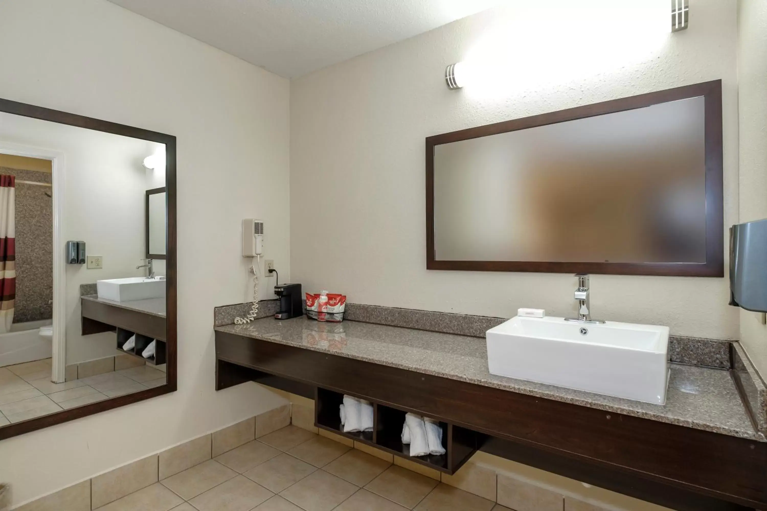 Bathroom in Red Roof Inn PLUS+ Hammond