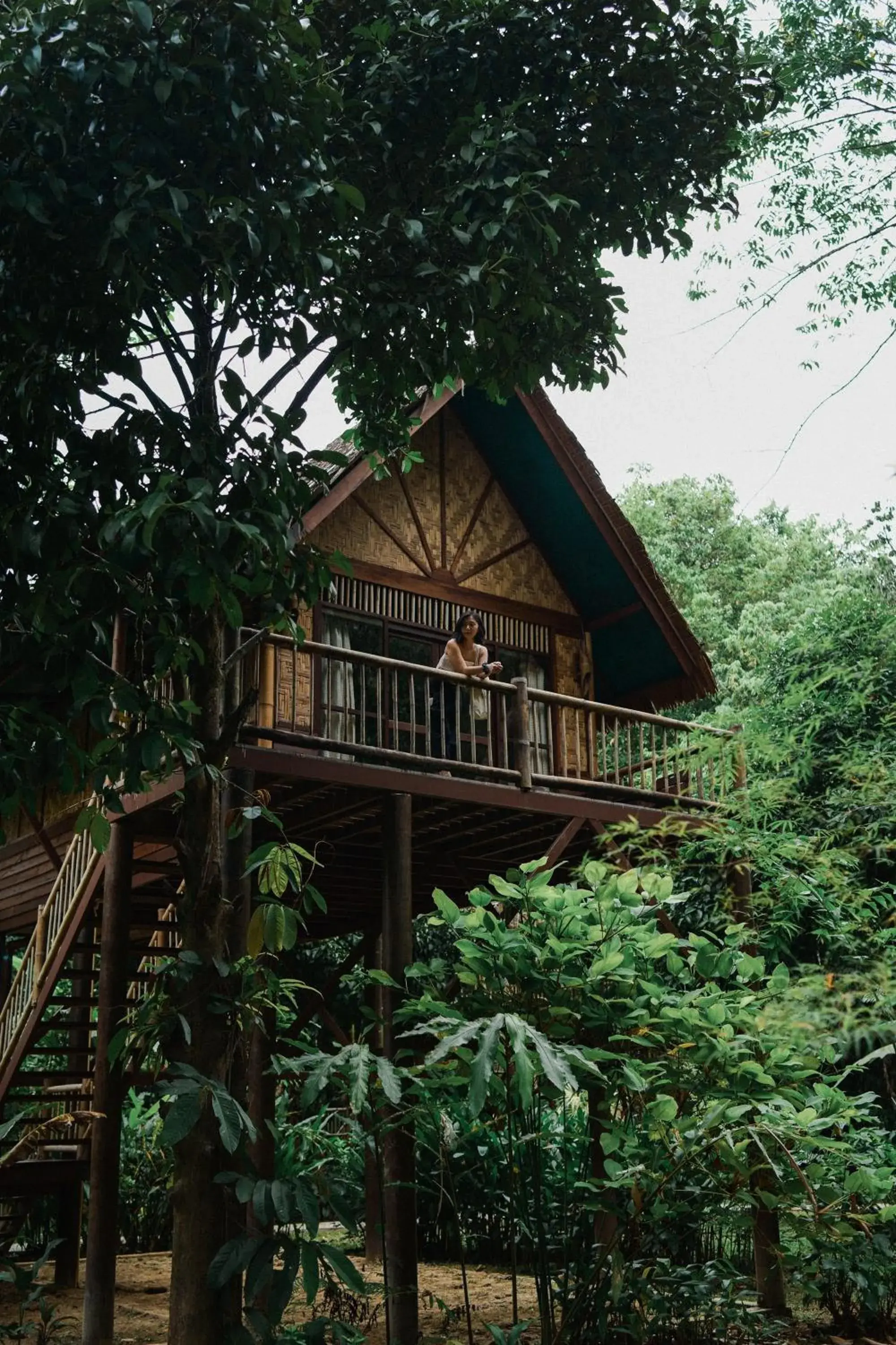 Balcony/Terrace, Property Building in Our Jungle Camp - Eco Resort SHA Certified