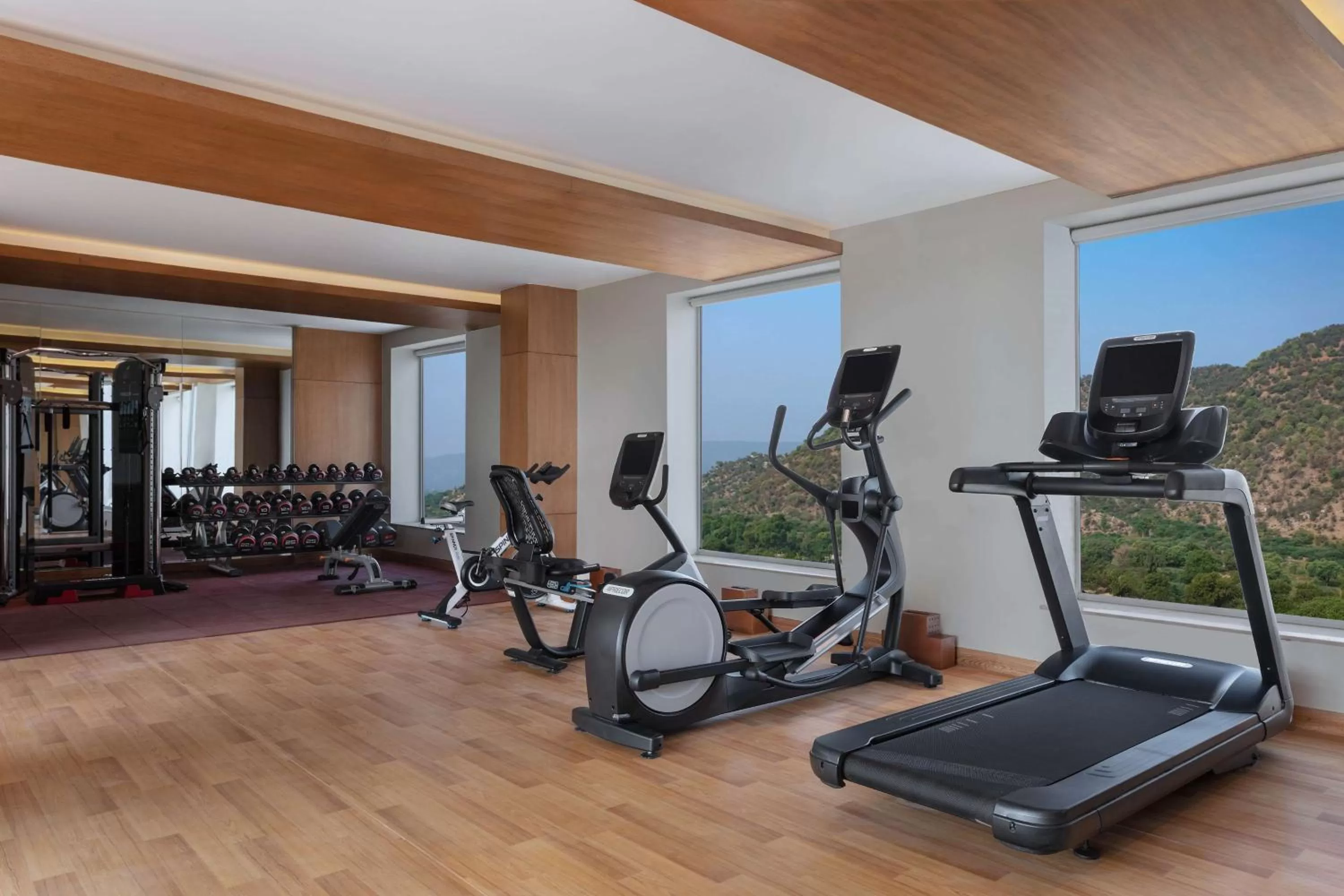 Fitness centre/facilities in DoubleTree By Hilton Jaipur Amer