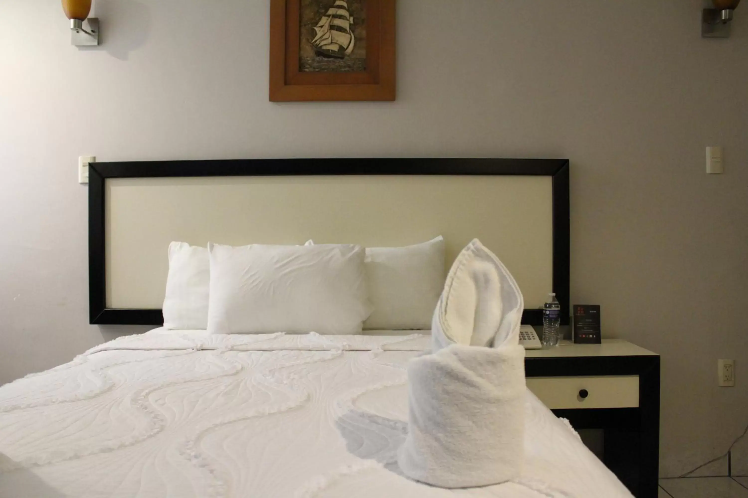 Bed in Hotel Florencia Poza Rica