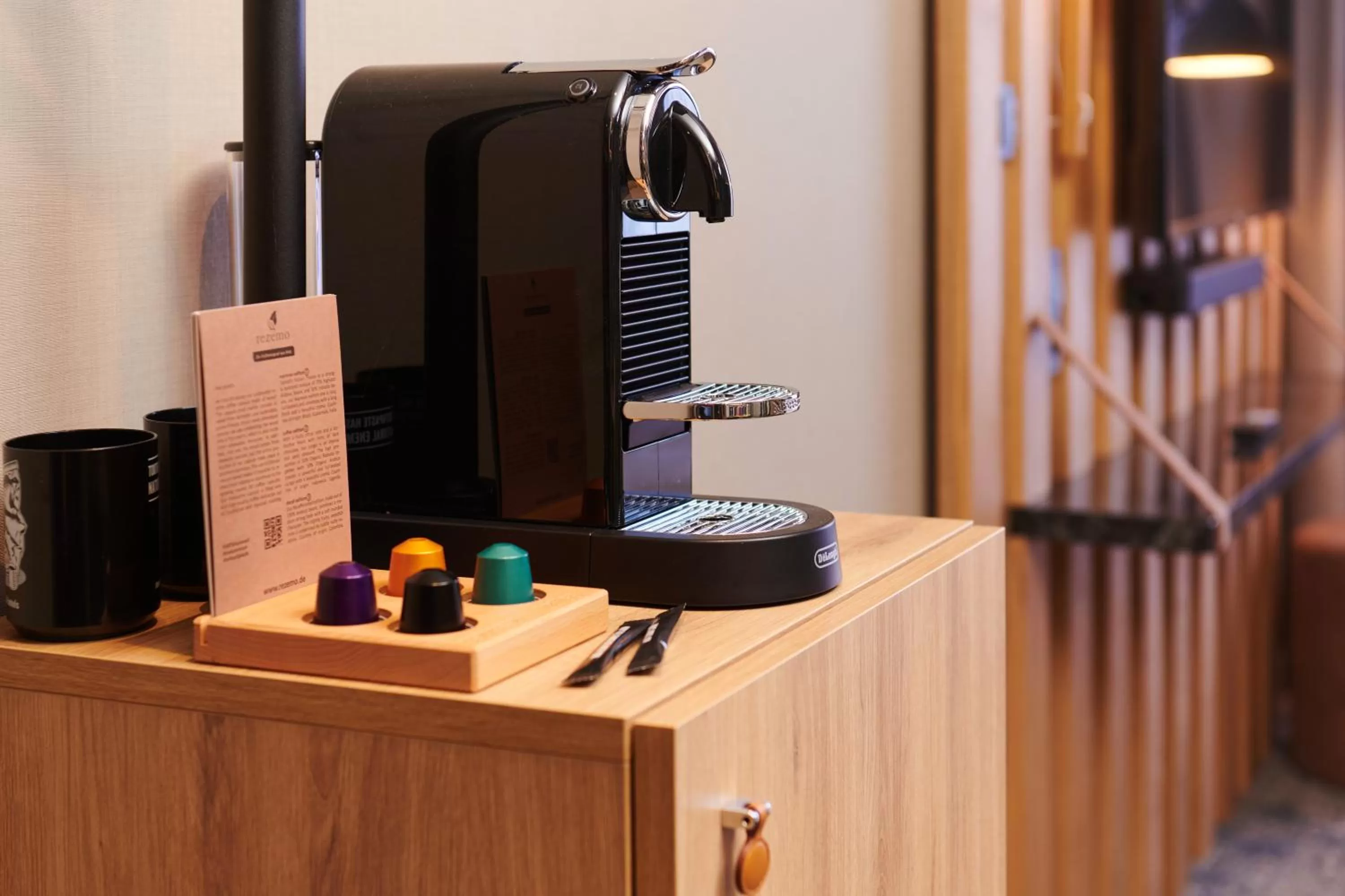 Coffee/tea facilities in Me and All Hotel ulm, by Hyatt