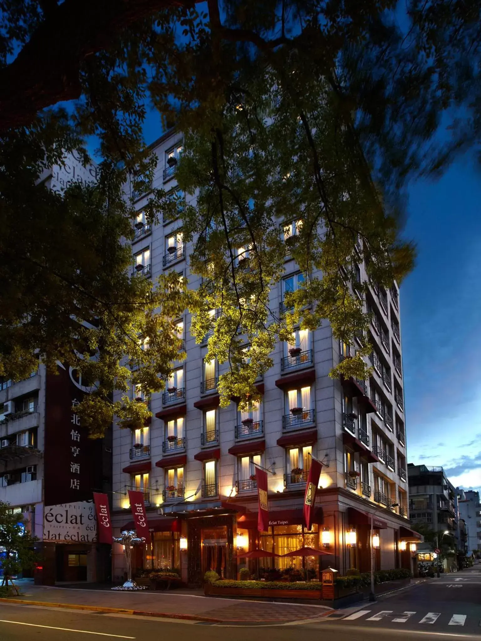 Facade/entrance, Property Building in Hotel Eclat Taipei