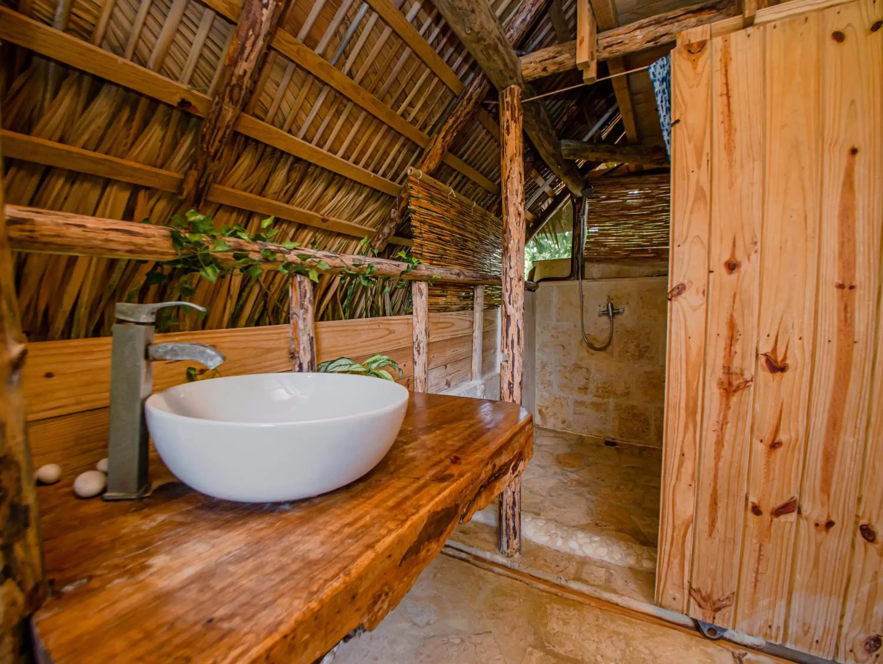 Bathroom in Cabarete Maravilla Eco Lodge Boutique Beach Surf & Kite