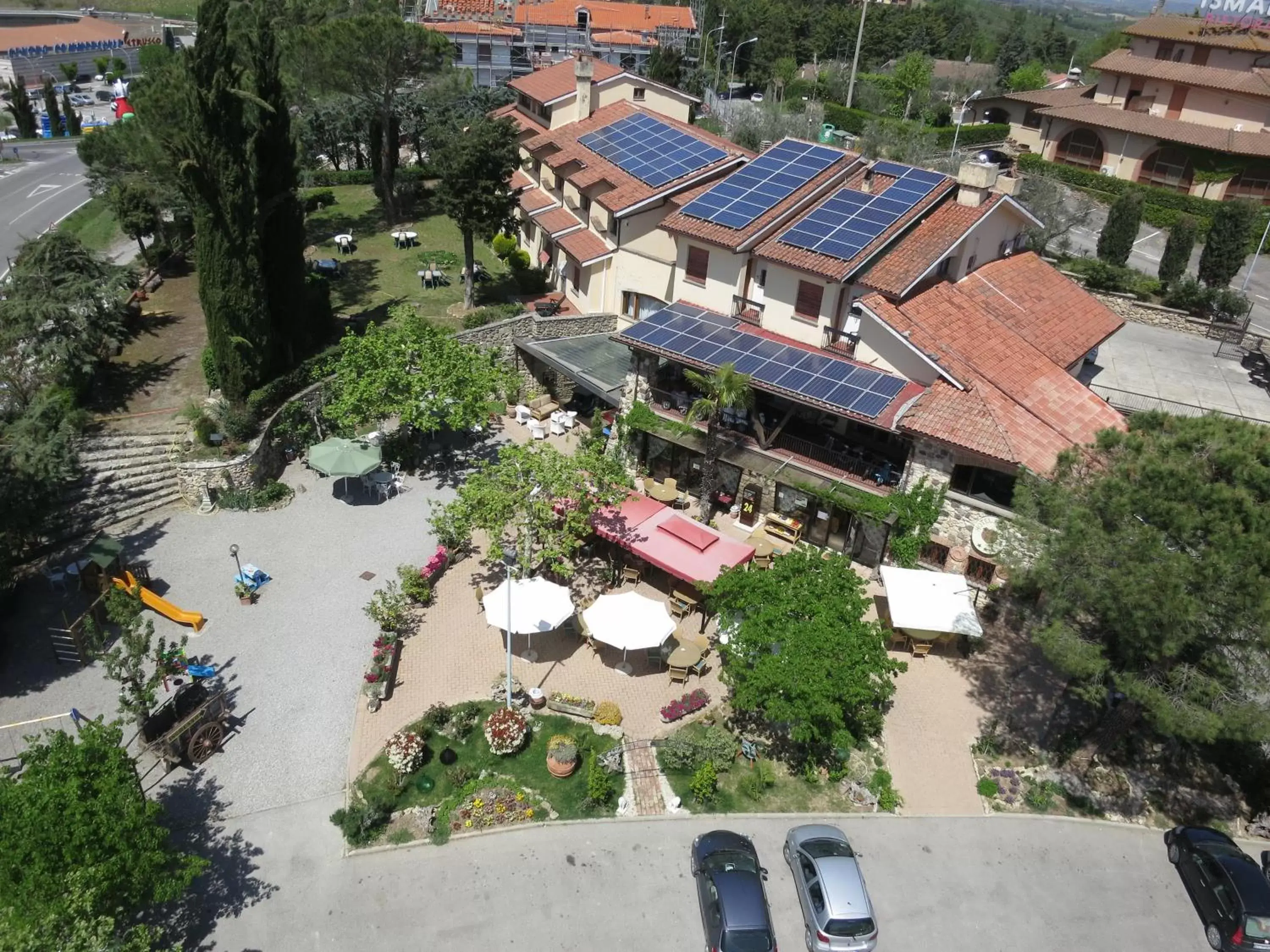 Facade/entrance, Bird's-eye View in Hotel Rosati